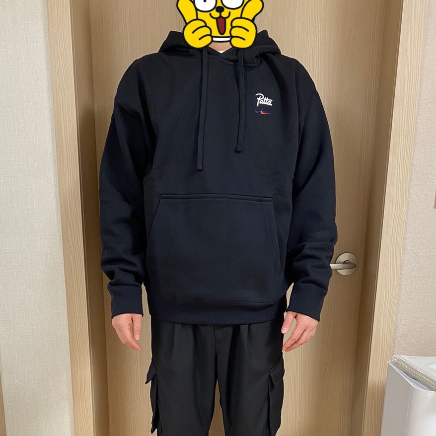 Nike x Patta x FC Barcelona Solo Swoosh Hoodie Culers del Món (FD4147-010) 착용 스타일 - 1