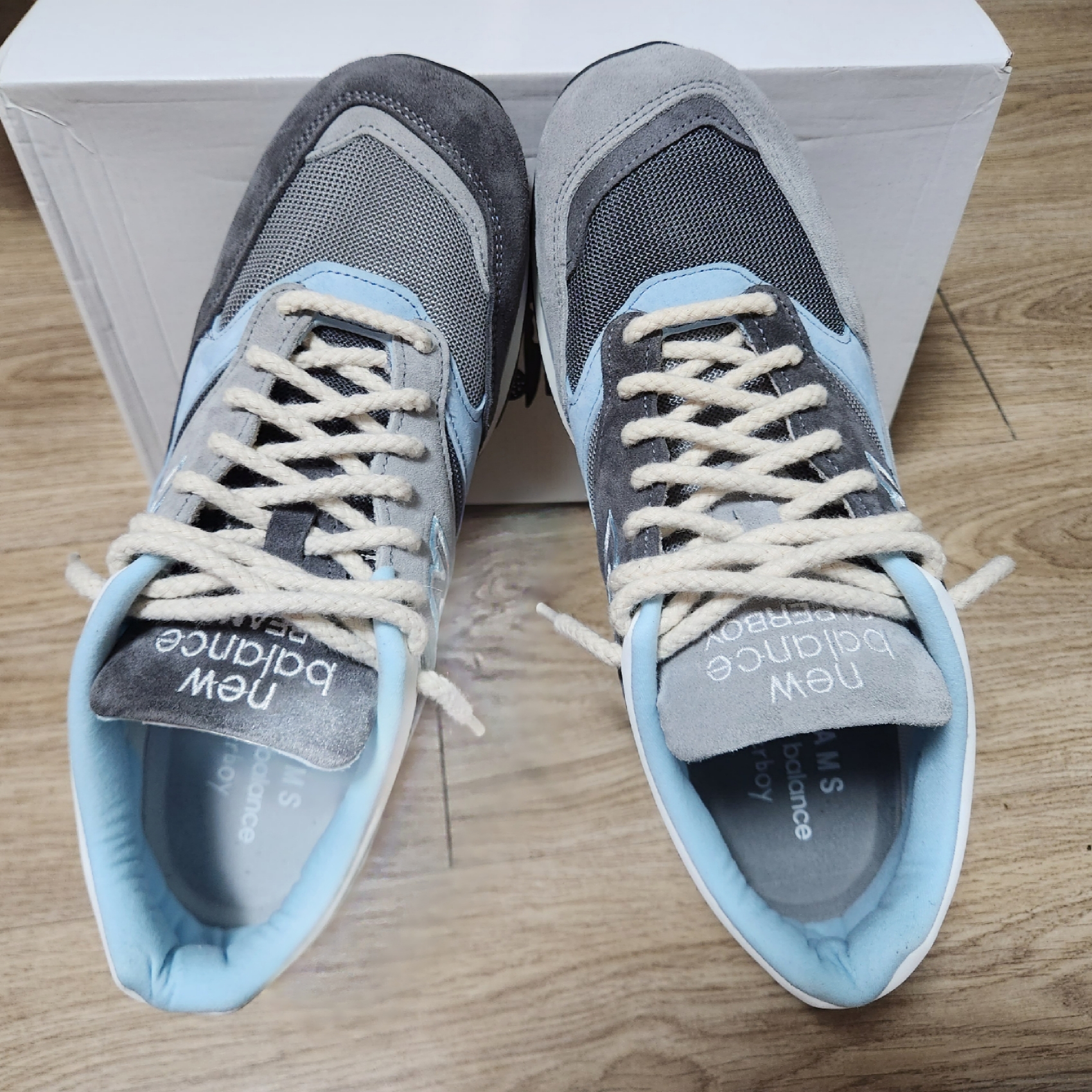New Balance x Paperboy Paris x Beams 1500 Made in UK Ice Boy 착용 스타일 - 4