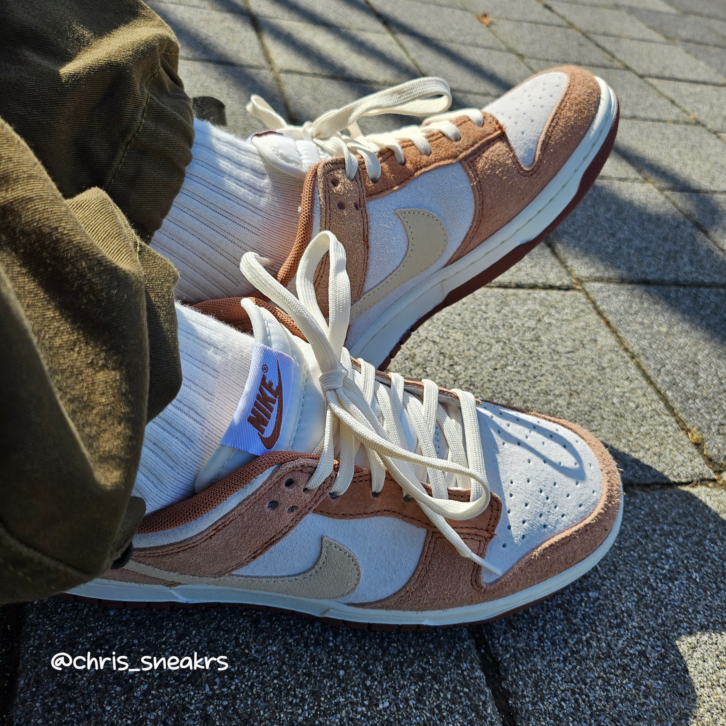 Stussy Basic Strapback Cap Khaki, Nike Dunk Low Pro Premium Medium Curry 착용 스타일 - 6