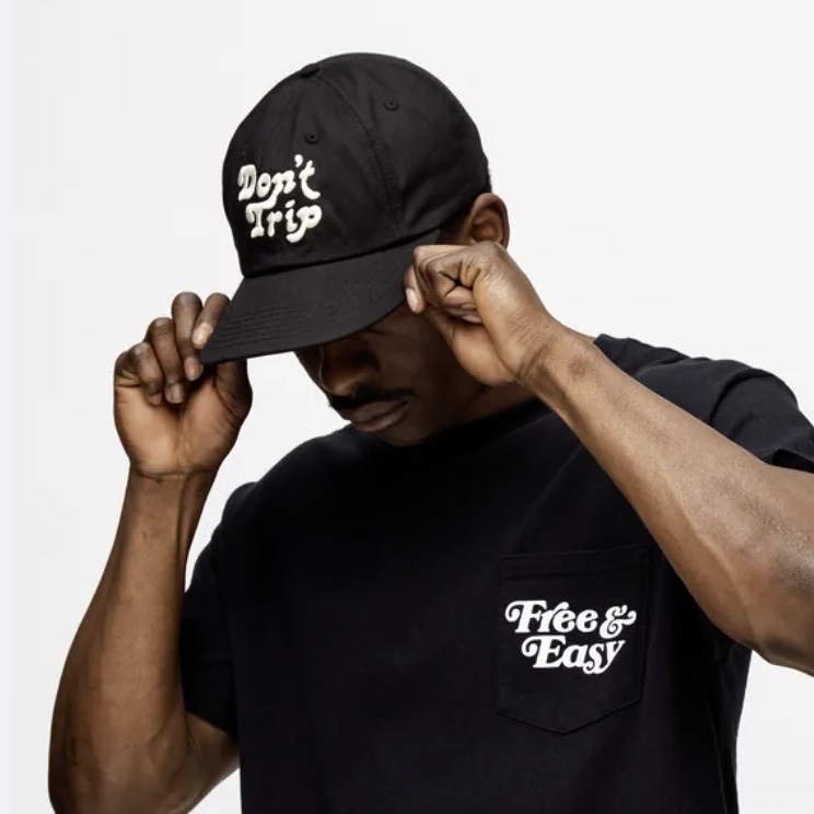 Free & Easy Don't Trip Strapback Hat Black 착용 스타일