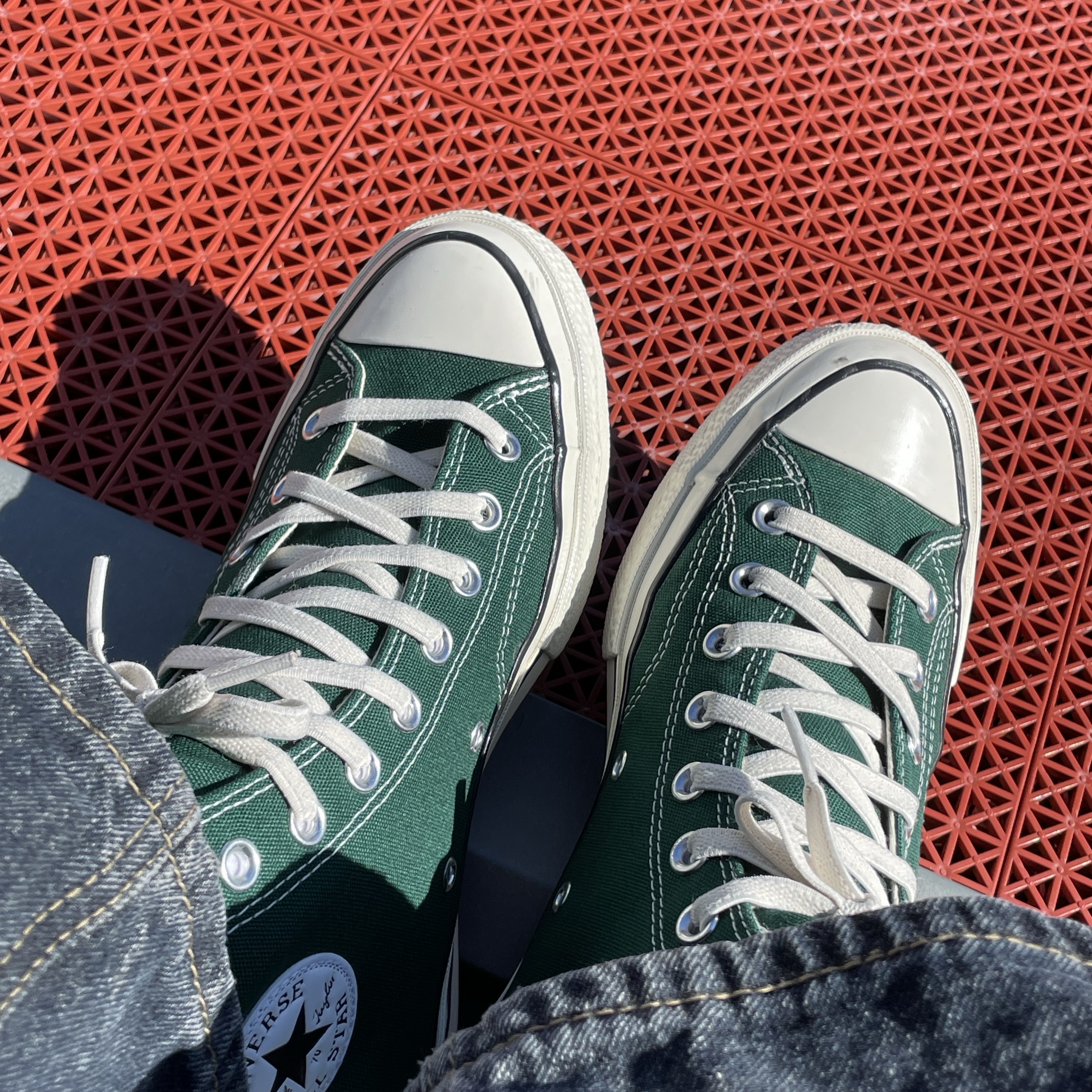 Converse Chuck 70 High Midnight Clover 착용 스타일