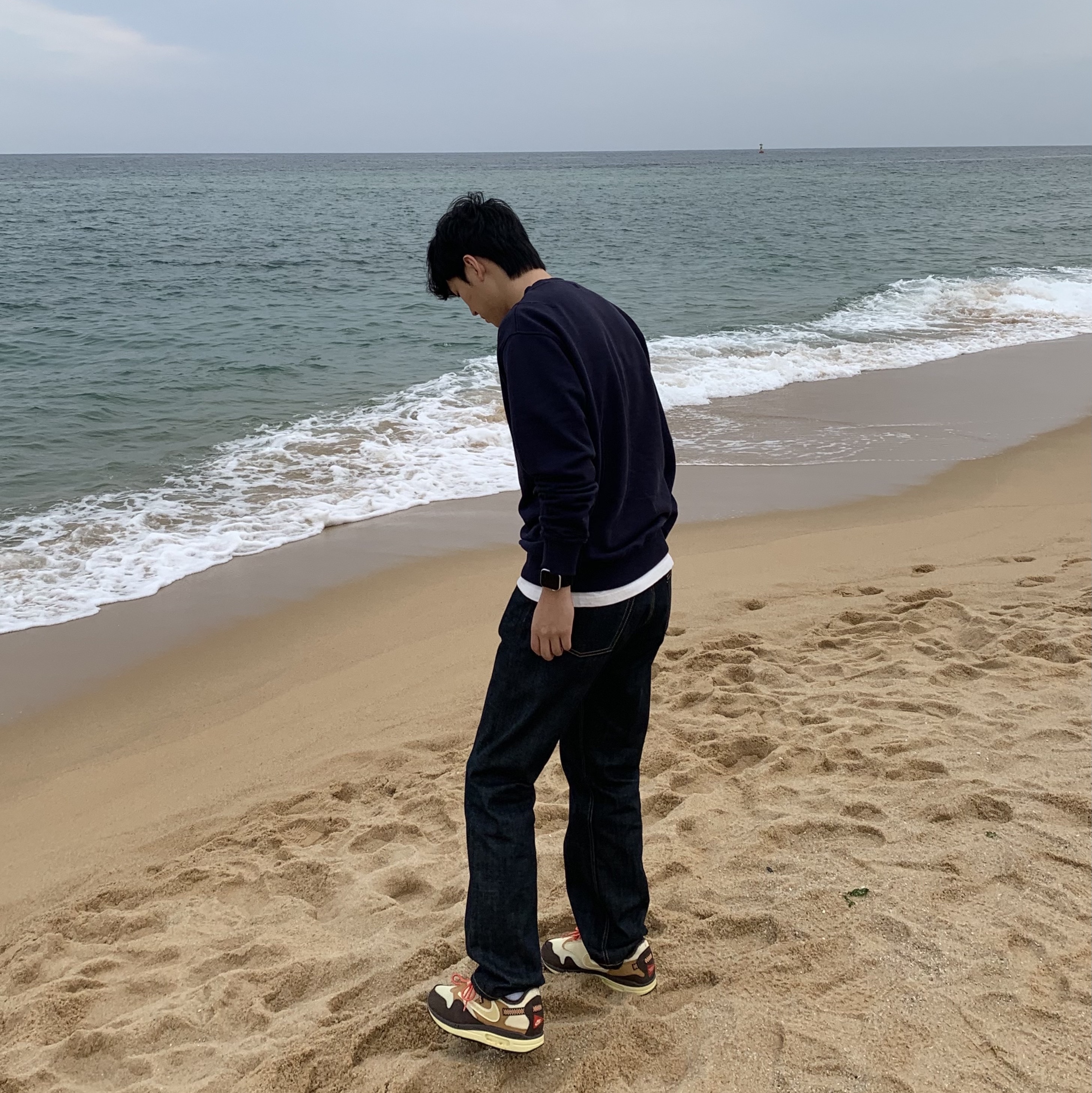Nike x Travis Scott Air Max 1 Cact.us Brown 착용 스타일