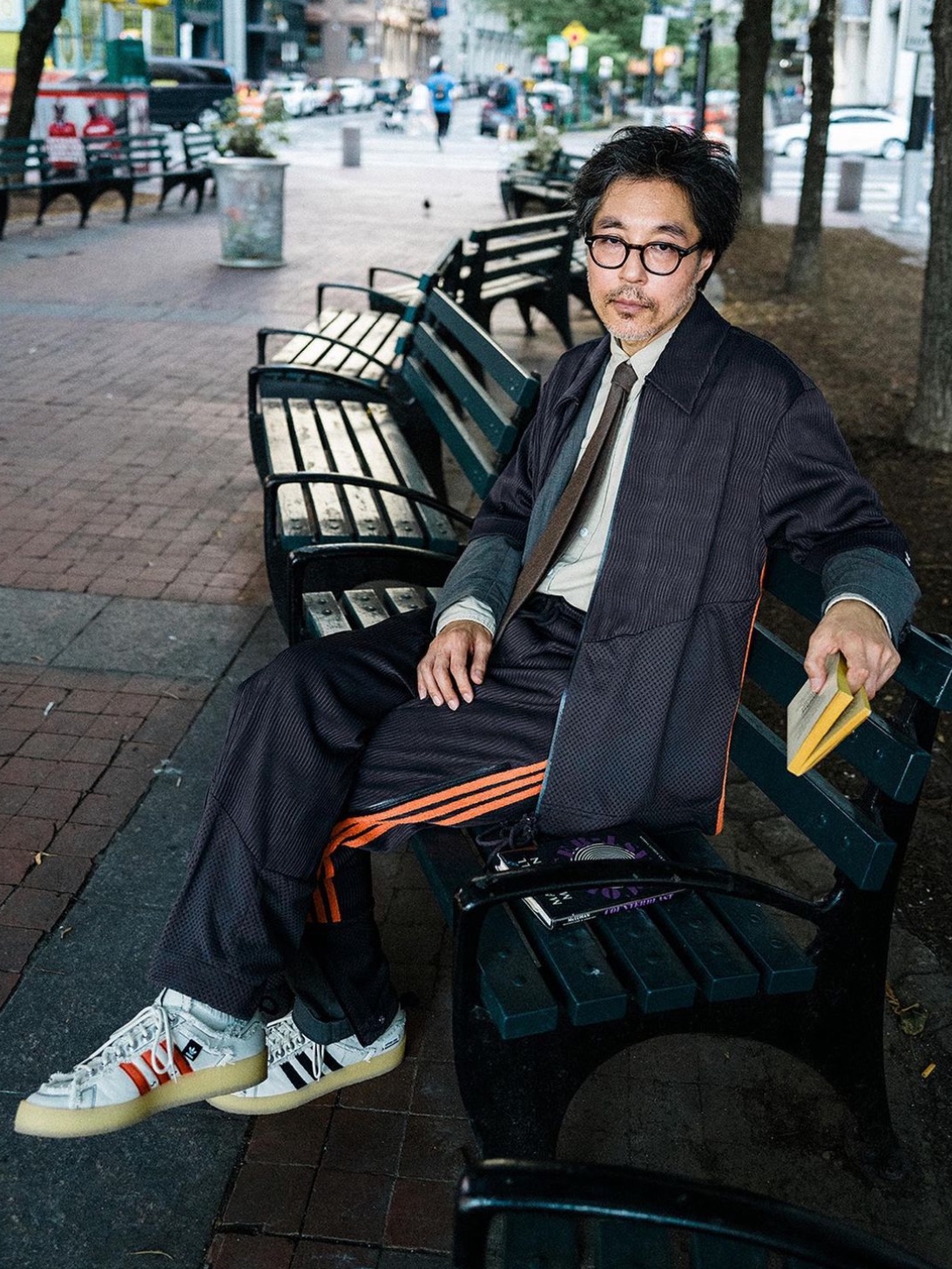 Adidas x Song for the Mute Campus 80s Bliss Core Black 착용 스타일 - 1