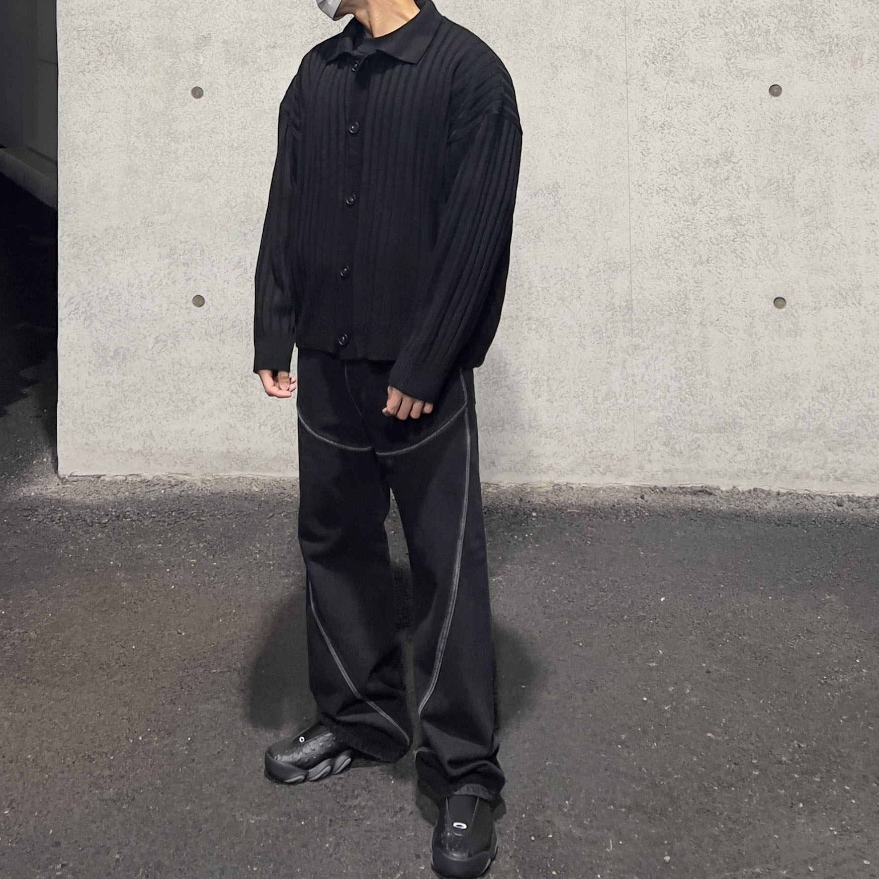 Oakley Factory Team x Brain Dead Flesh Black Ostrich 착용 스타일 - 2