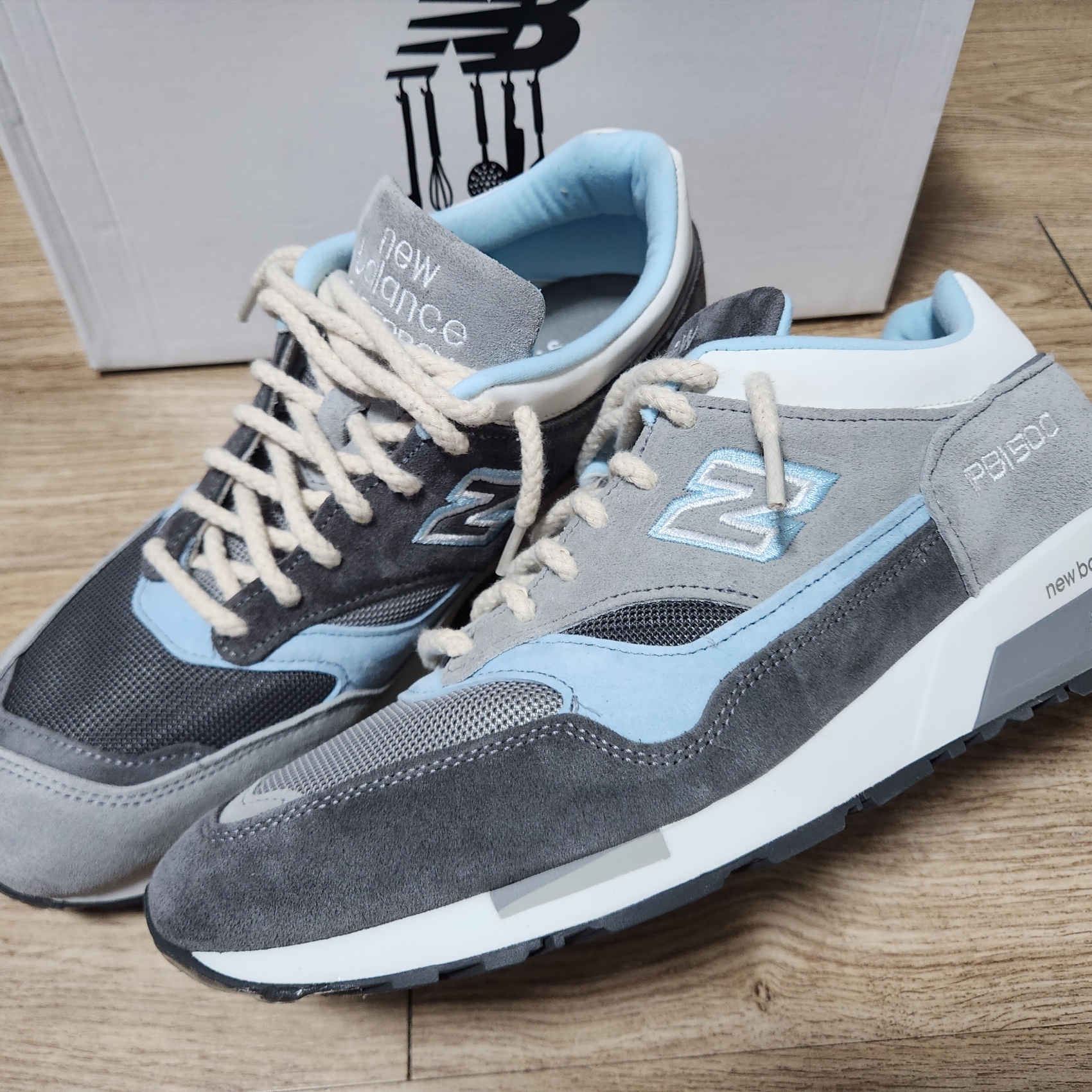 New Balance x Paperboy Paris x Beams 1500 Made in UK Ice Boy 착용 스타일 - 1