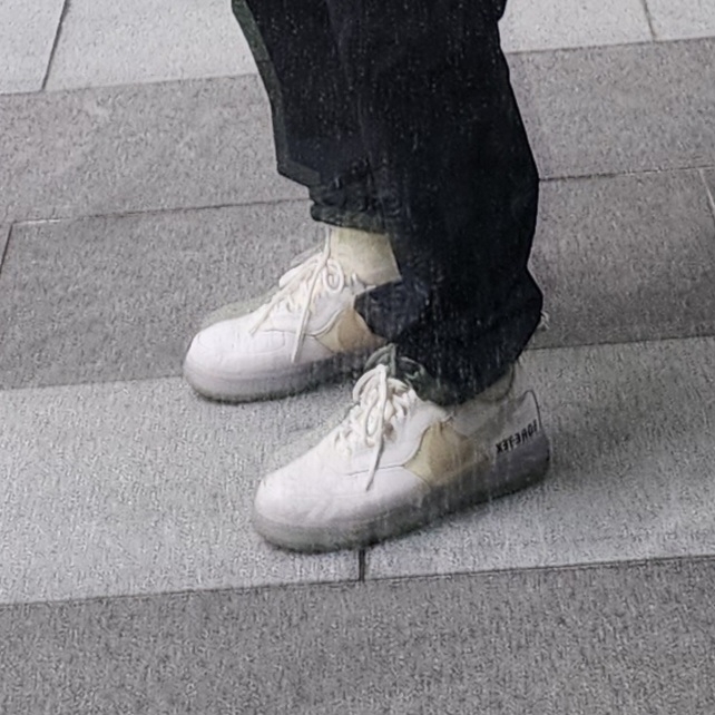 Nike Air Force 1 Gore-Tex High Phantom White 착용 스타일 - 2