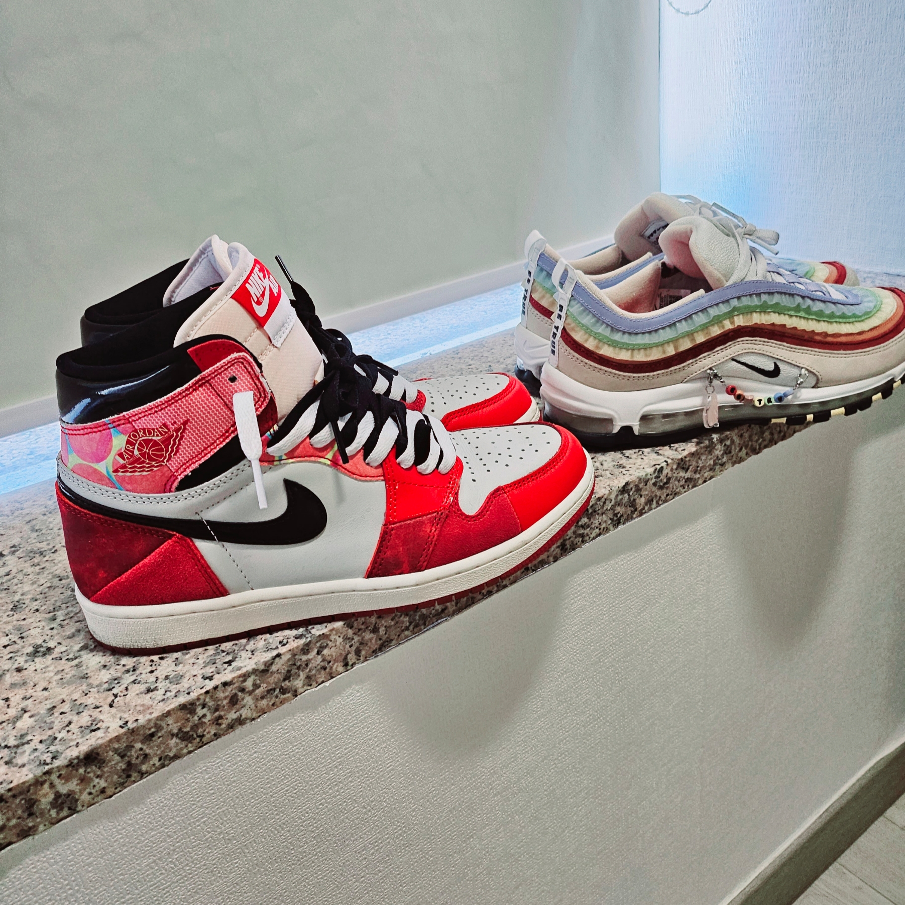 Jordan 1 Retro High Spider-Man Next Chapter 착용 스타일