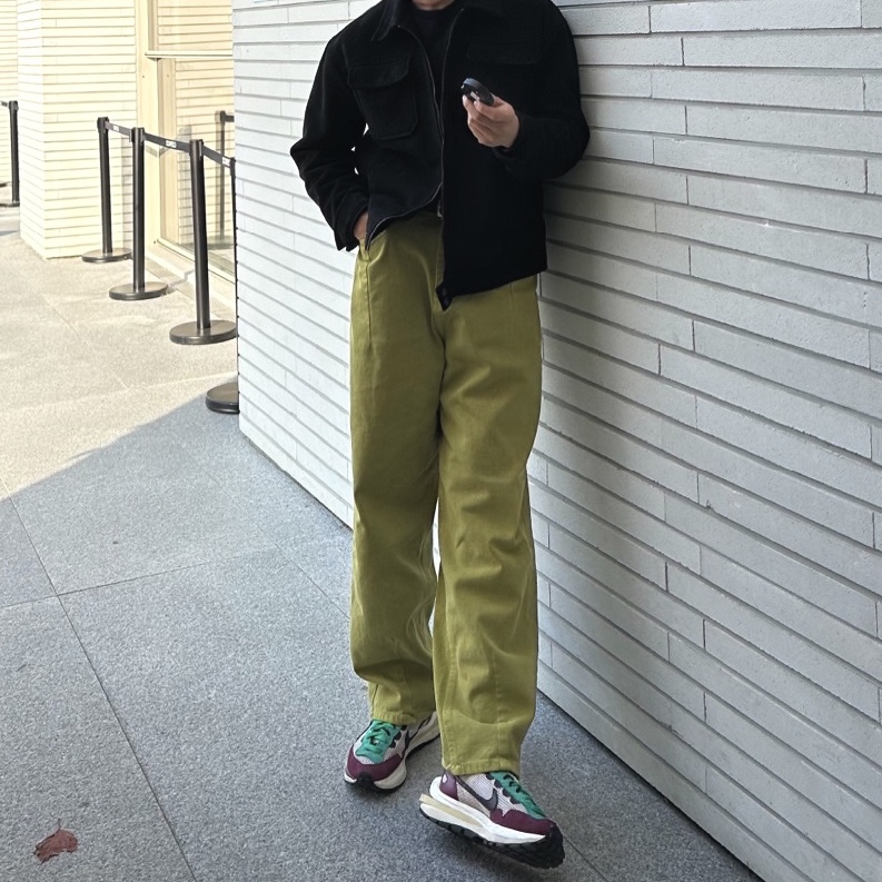 Nike x Sacai VaporWaffle String & Black Villain Red 착용 스타일