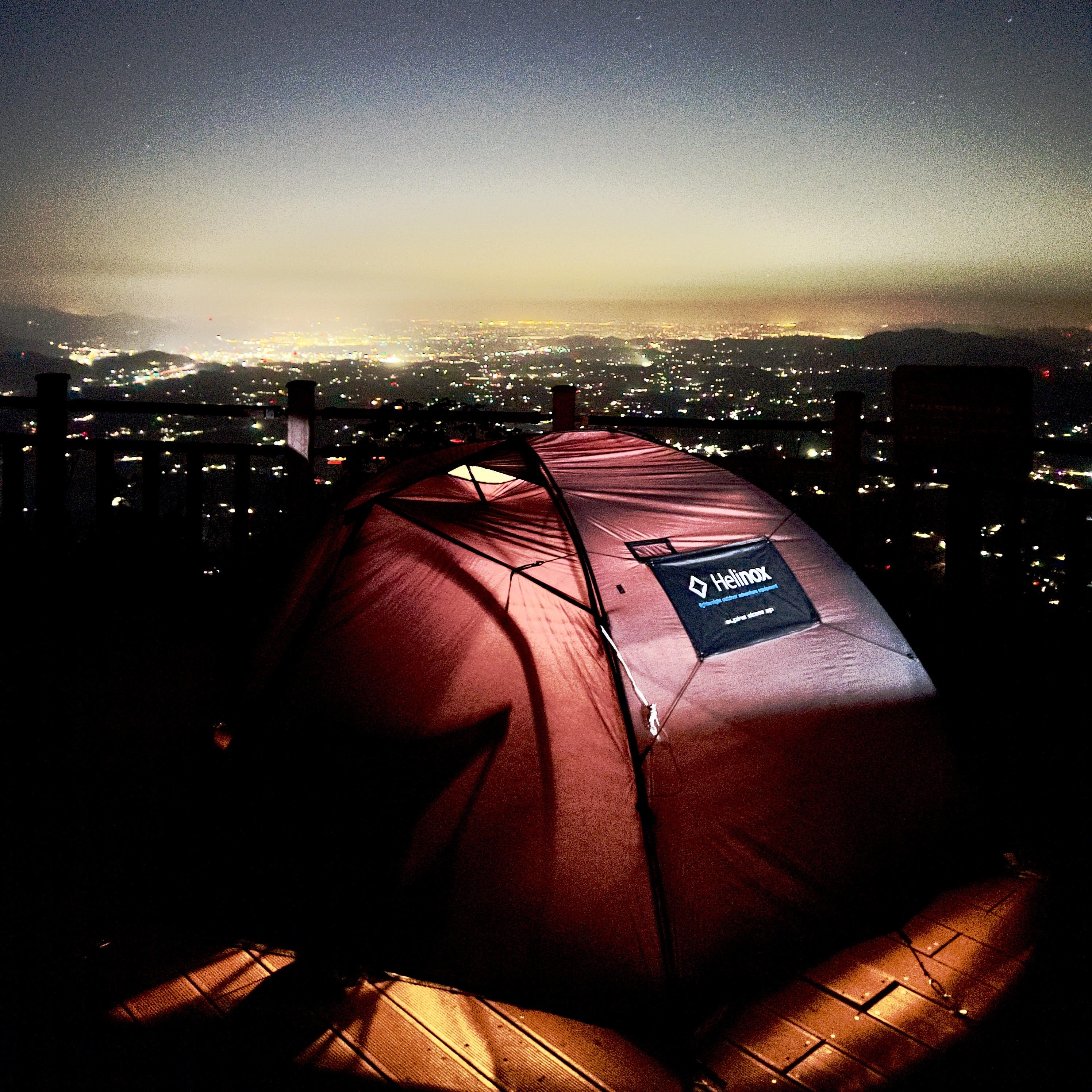 Helinox Alpine Dome 2p Black 착용 스타일