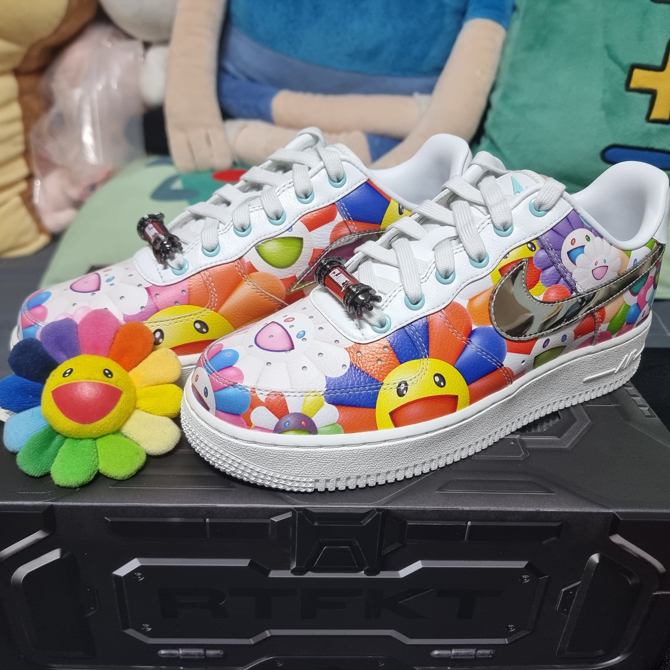 Nike x RTFKT Air Force 1 Low Murakami Drip (4182 Limited) 착용 스타일