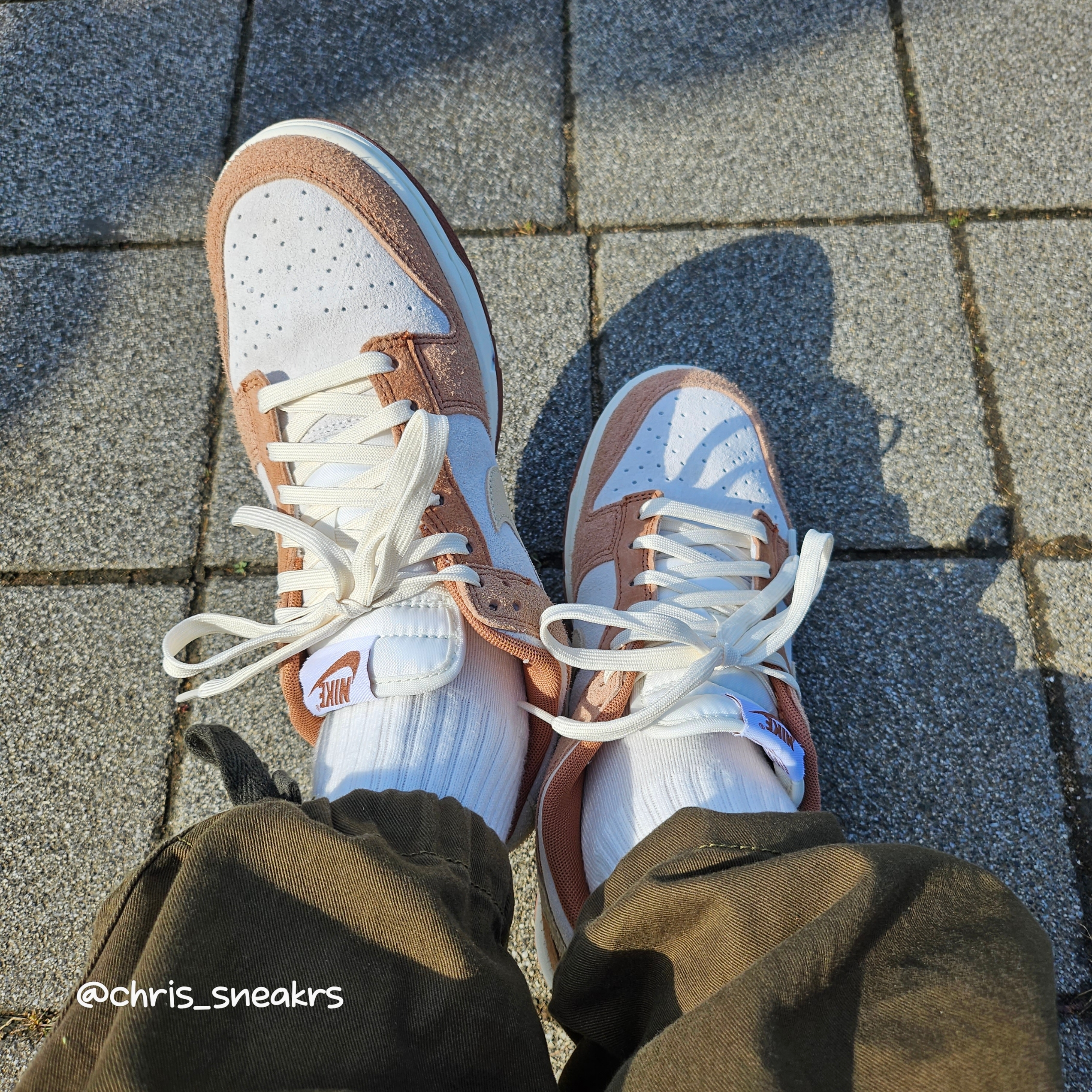 Stussy Basic Strapback Cap Khaki, Nike Dunk Low Pro Premium Medium Curry 착용 스타일 - 5