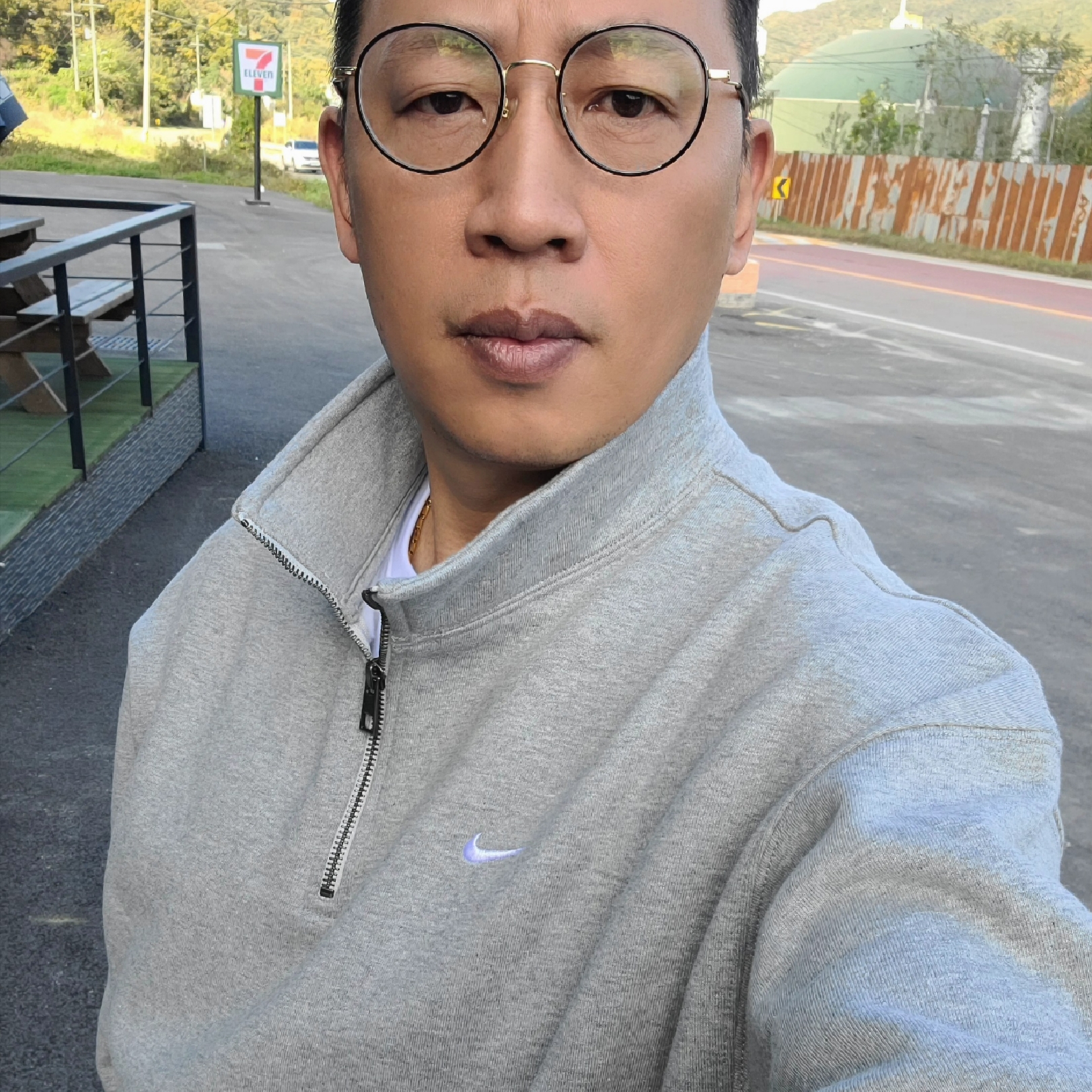 Nike NRG Solo Swoosh Heavy Weight BB Quarter Zip Top Dark Grey Heather - Asia 착용 스타일 - 2
