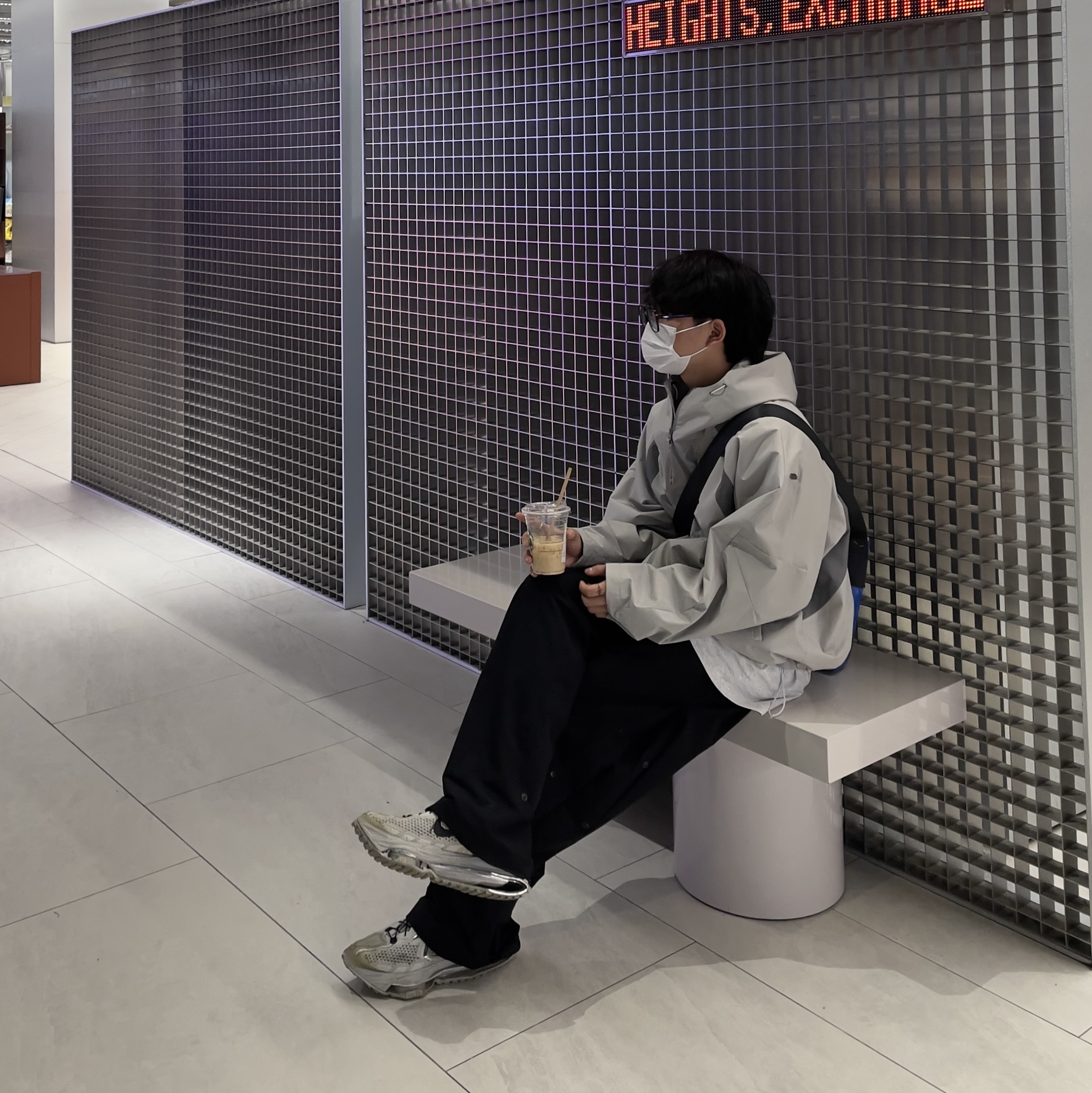 Nike x Matthew M Williams Zoom 004 Stone, Opening Project Gear Hoodie Jumper Sage Green 착용 스타일 - 1