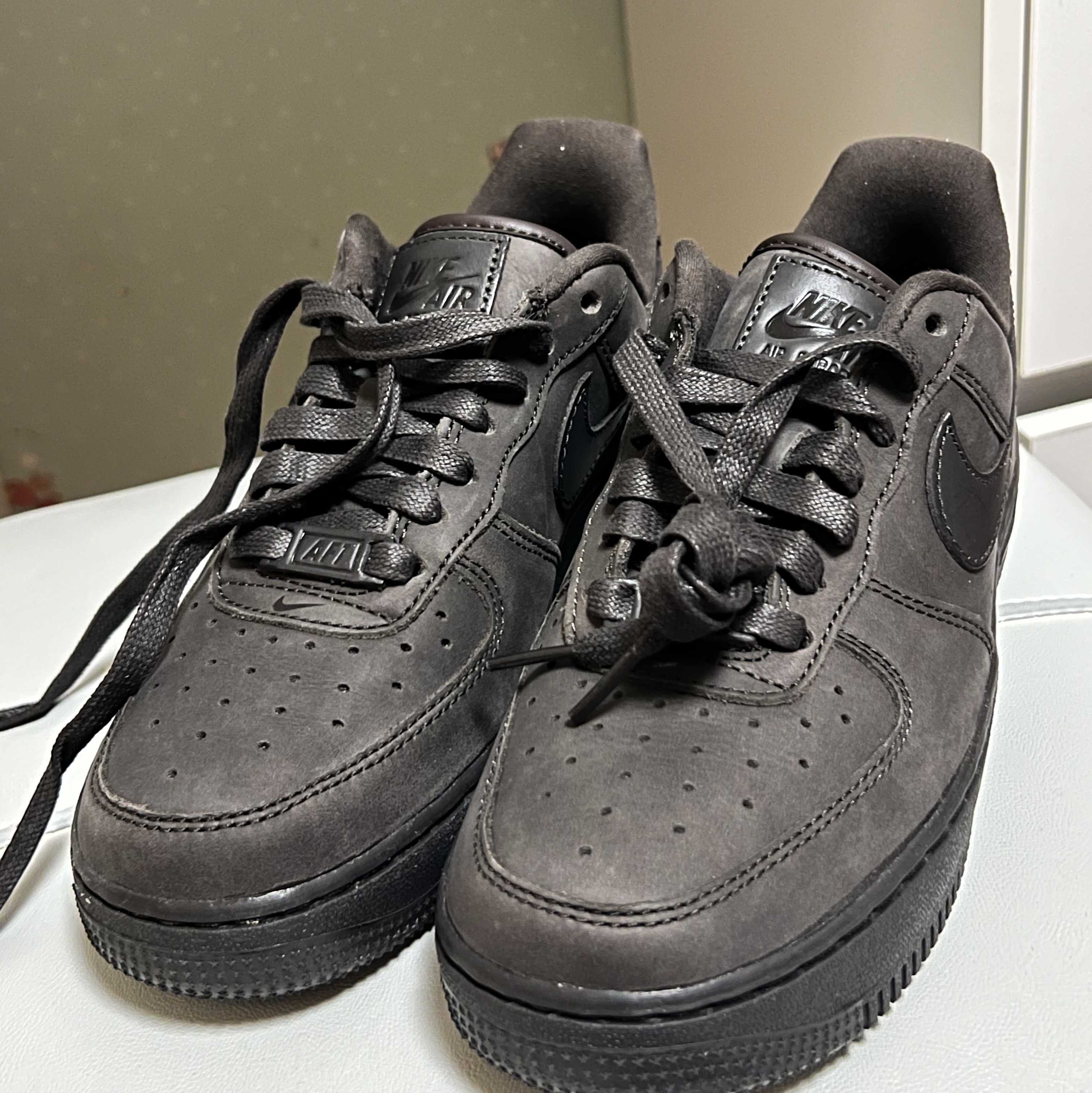 (W) Nike Air Force 1 PRM MF Velvet Brown 착용 스타일 - 2