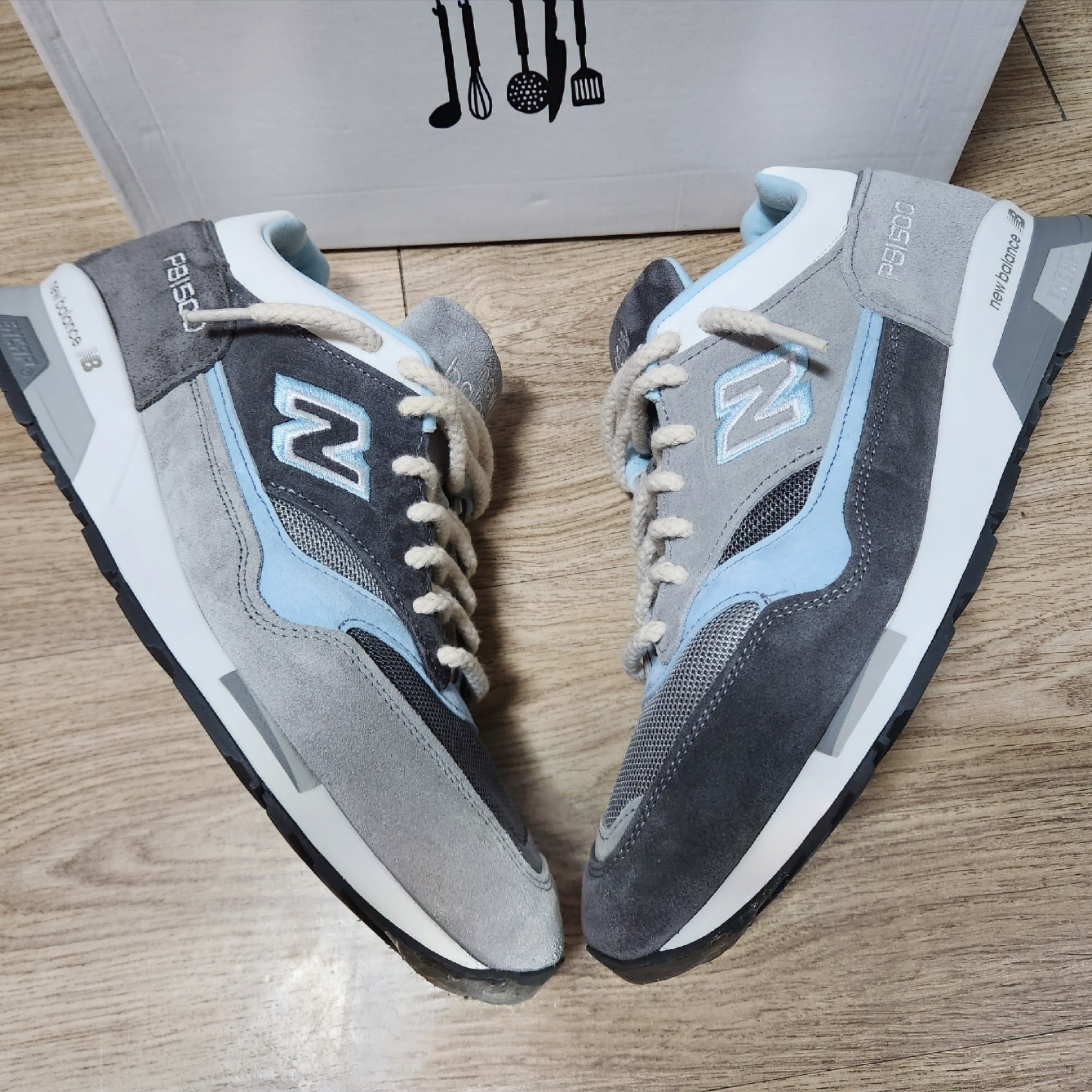 New Balance x Paperboy Paris x Beams 1500 Made in UK Ice Boy 착용 스타일 - 3