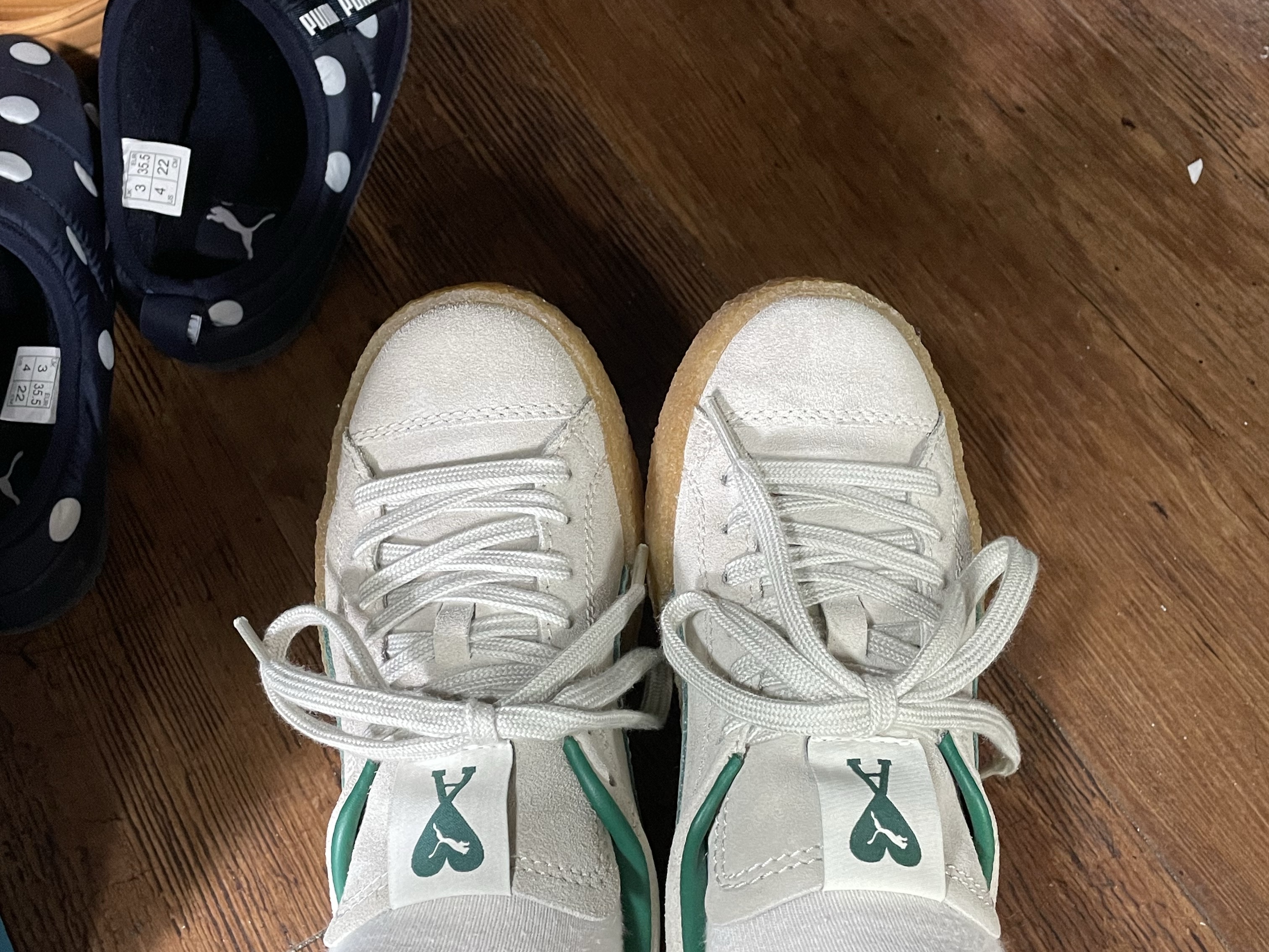 Puma x AMI Suede Crepe Pristine 착용 스타일 - 2