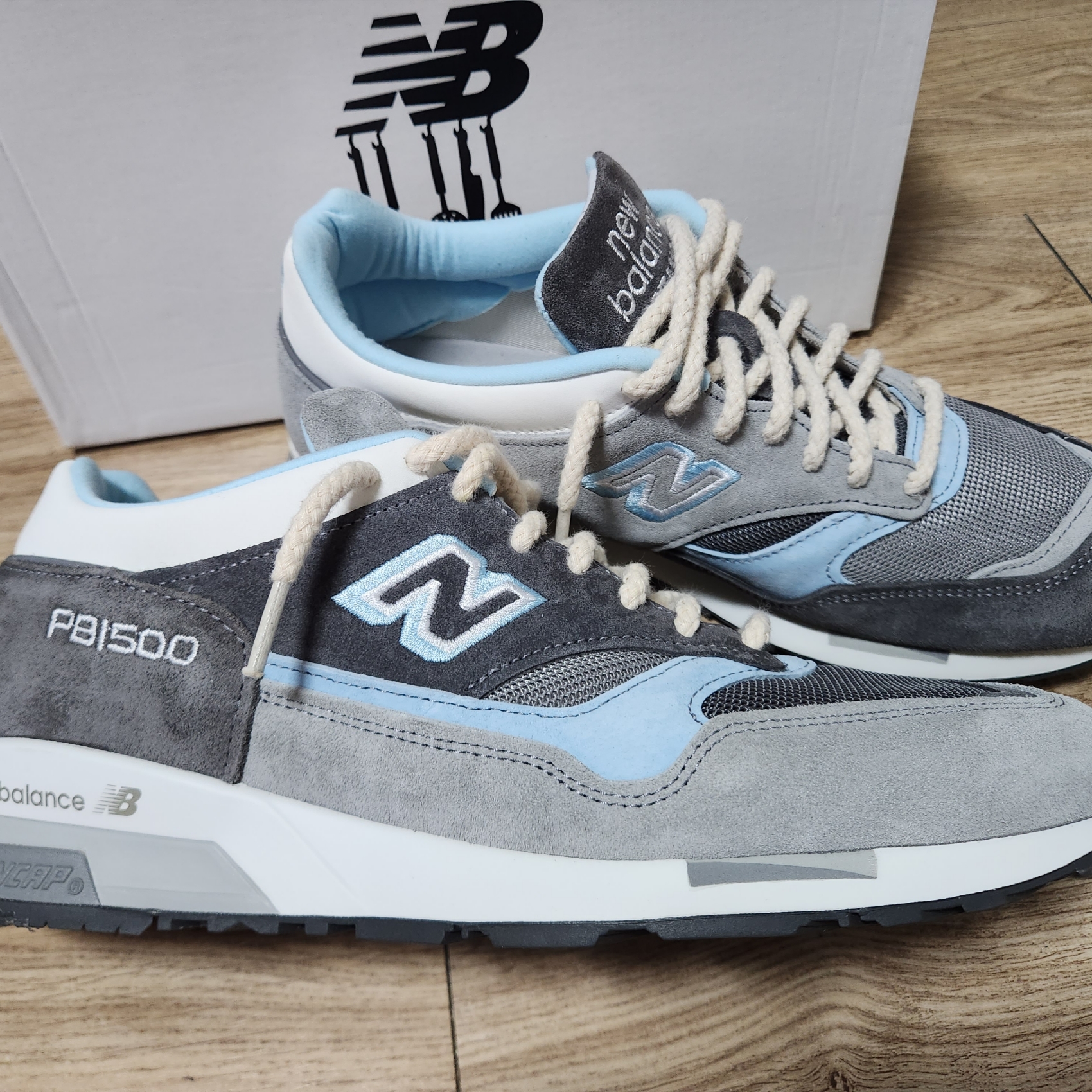 New Balance x Paperboy Paris x Beams 1500 Made in UK Ice Boy 착용 스타일 - 2