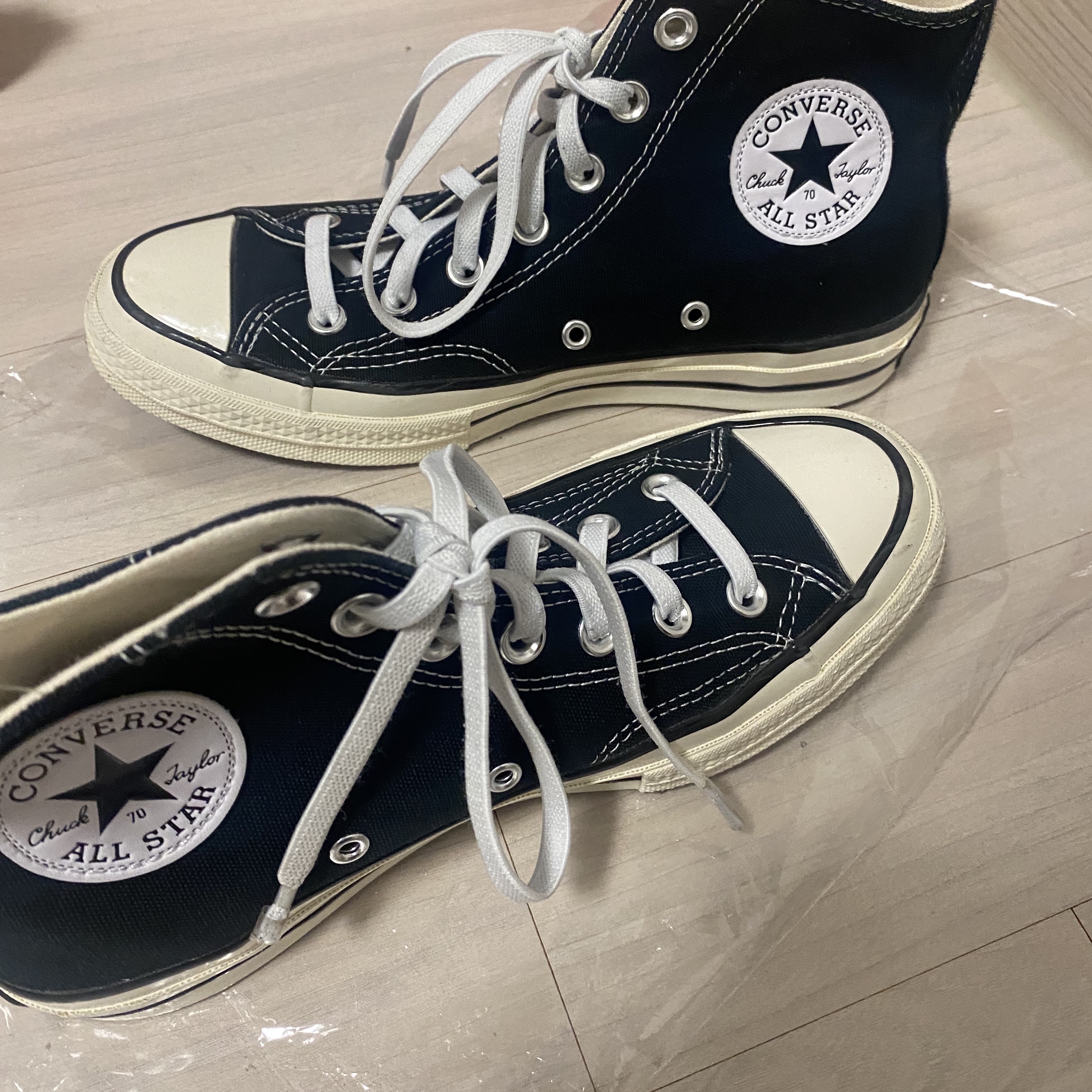 Converse Chuck 70 Hi Black 착용 스타일