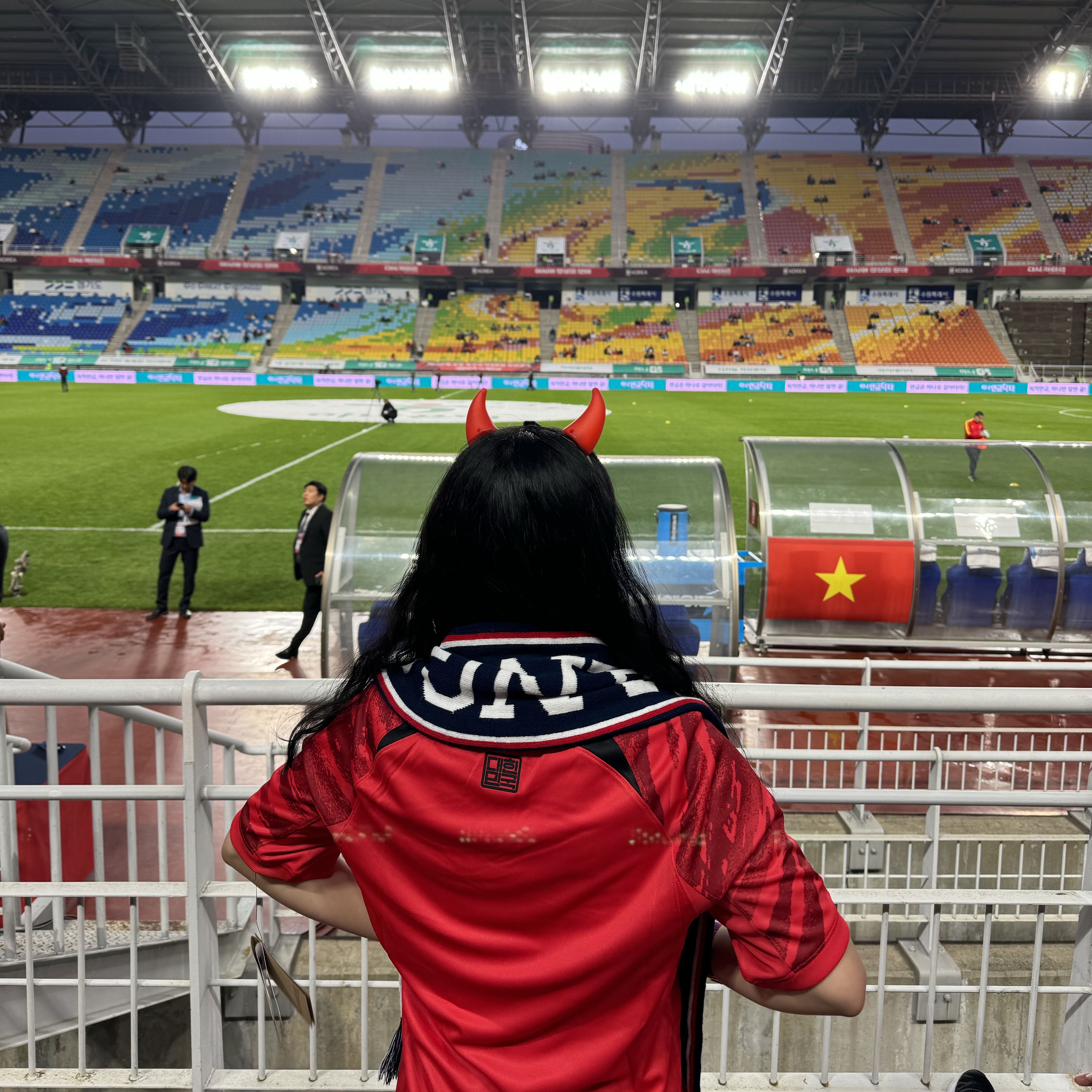 Nike Korea Dri-Fit Stadium Home SS Jersey Global Red - Asia (Non Marking Ver.) 착용 스타일