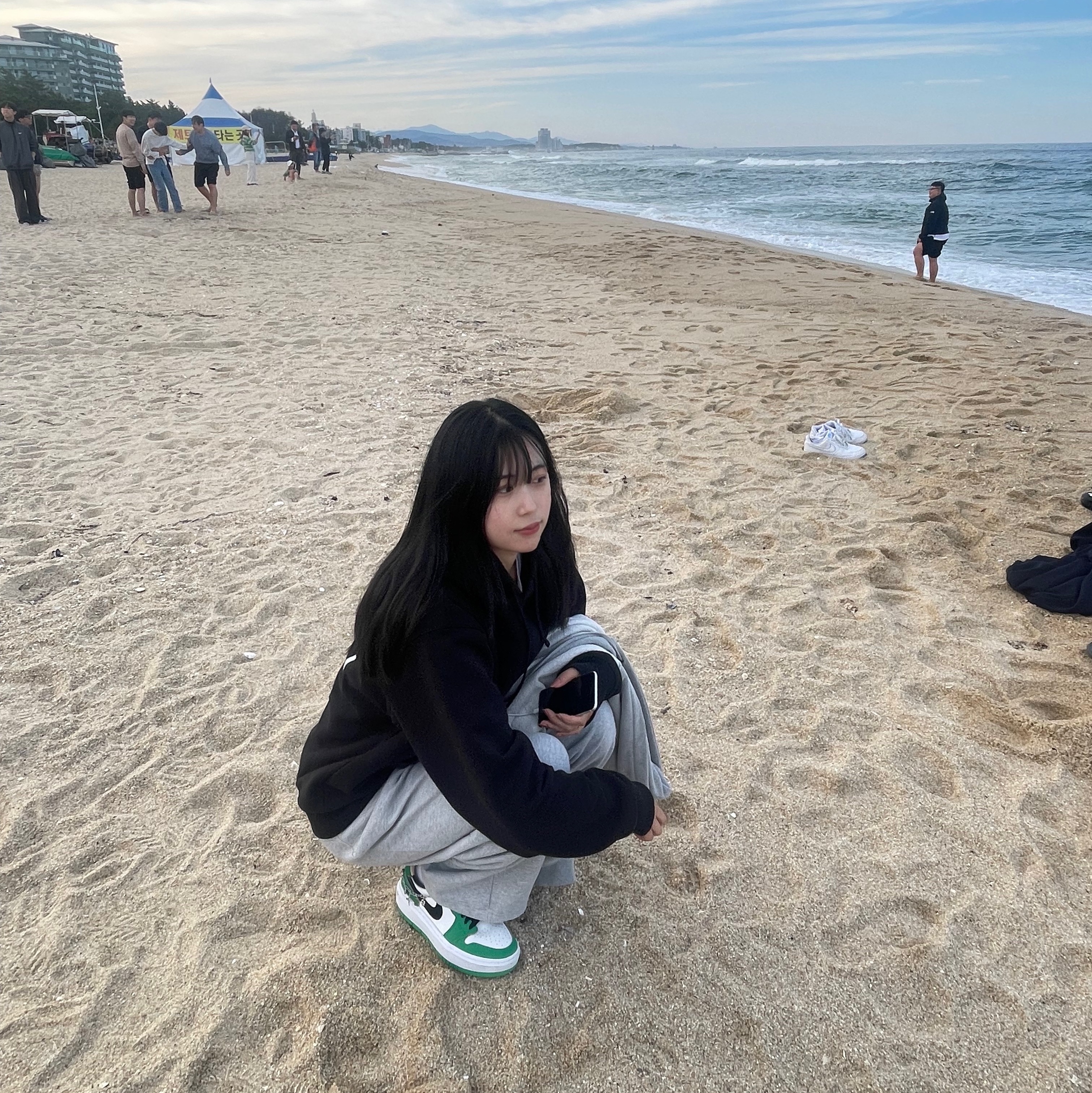 Stussy Basic Stussy Hoodie Black 2023 착용 스타일 - 4