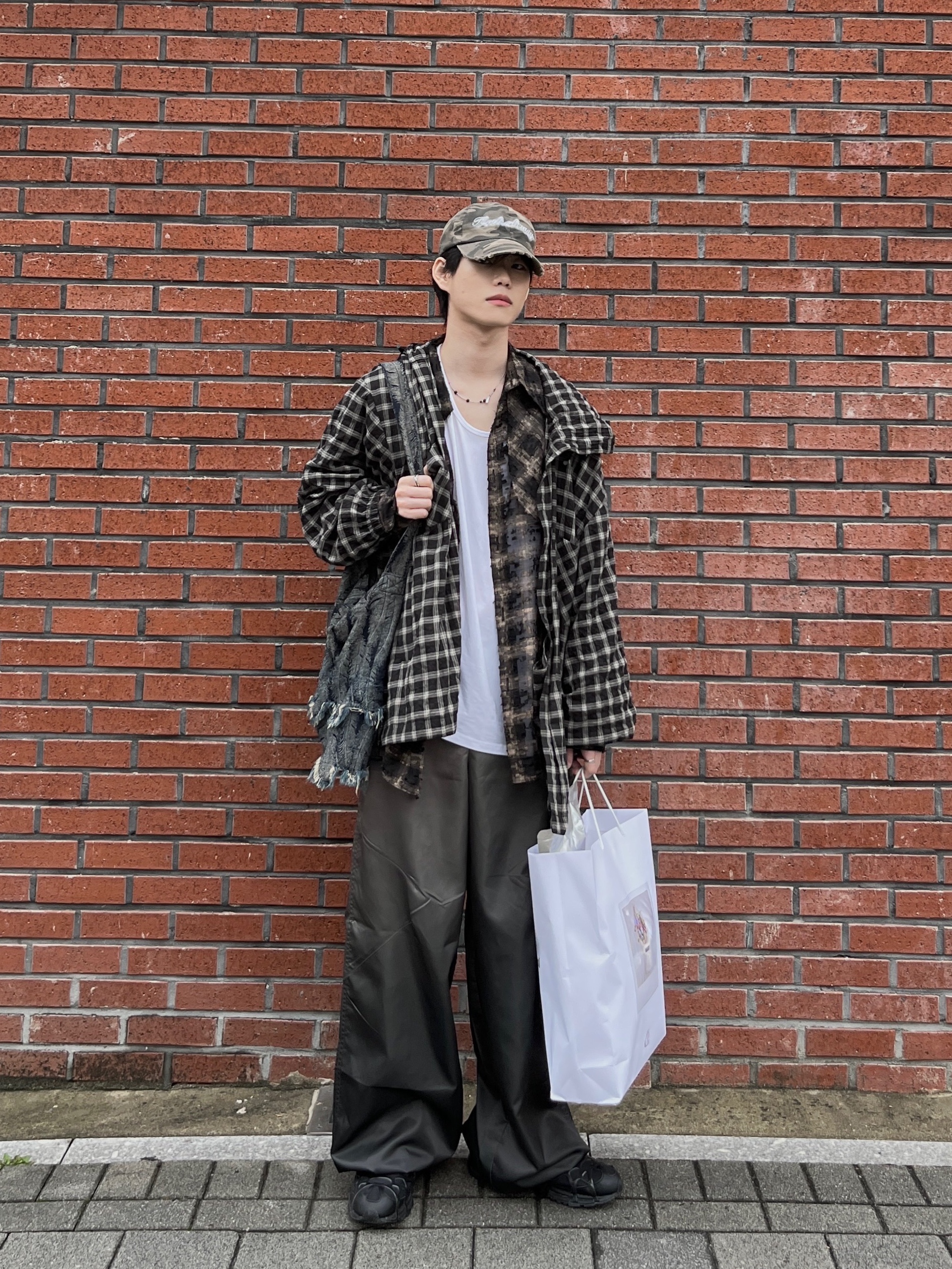 캐피탈 12온즈 페더 데님 북 백 인디고 | Kapital | KREAM