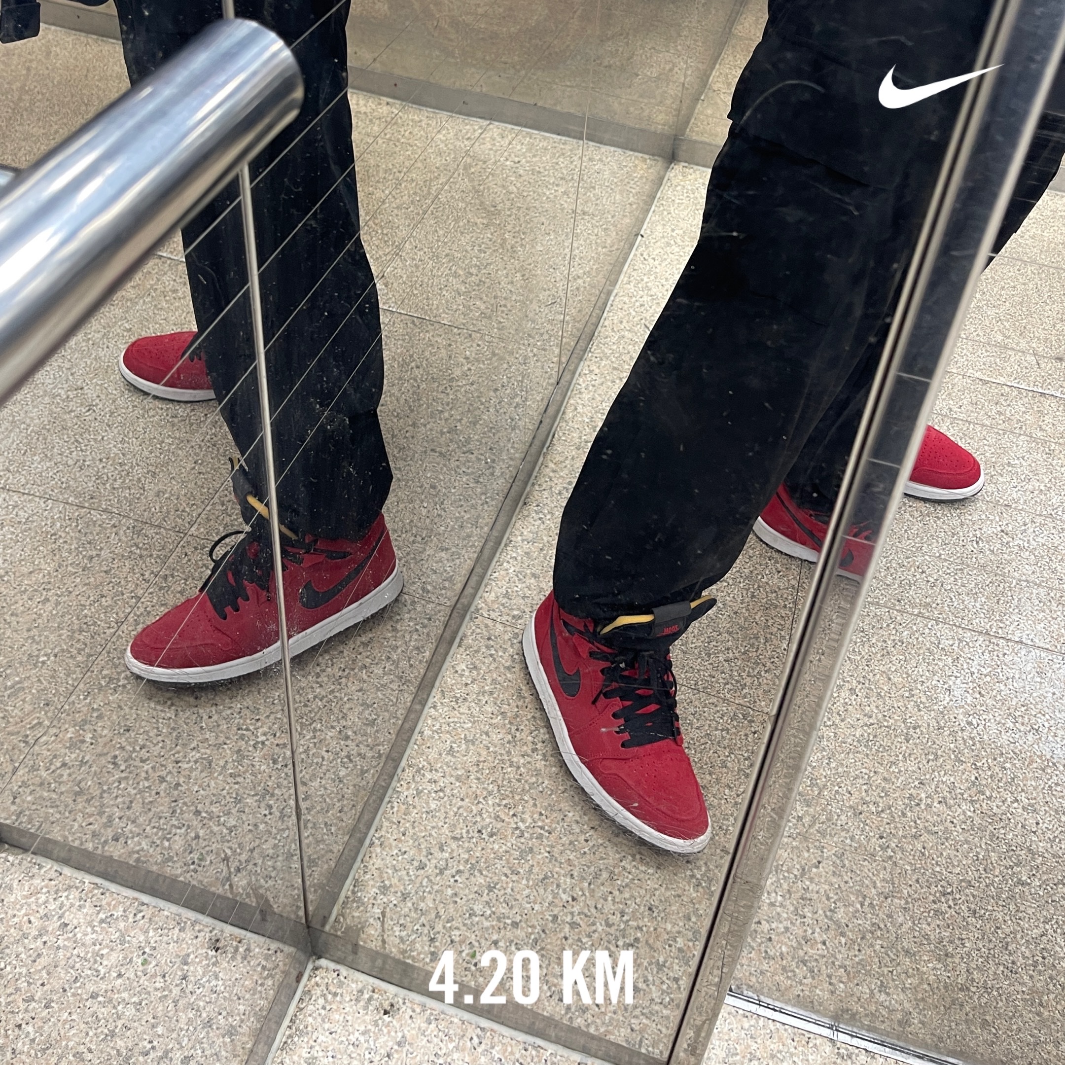 Jordan 1 Zoom Air CMFT Gym Red 착용 스타일