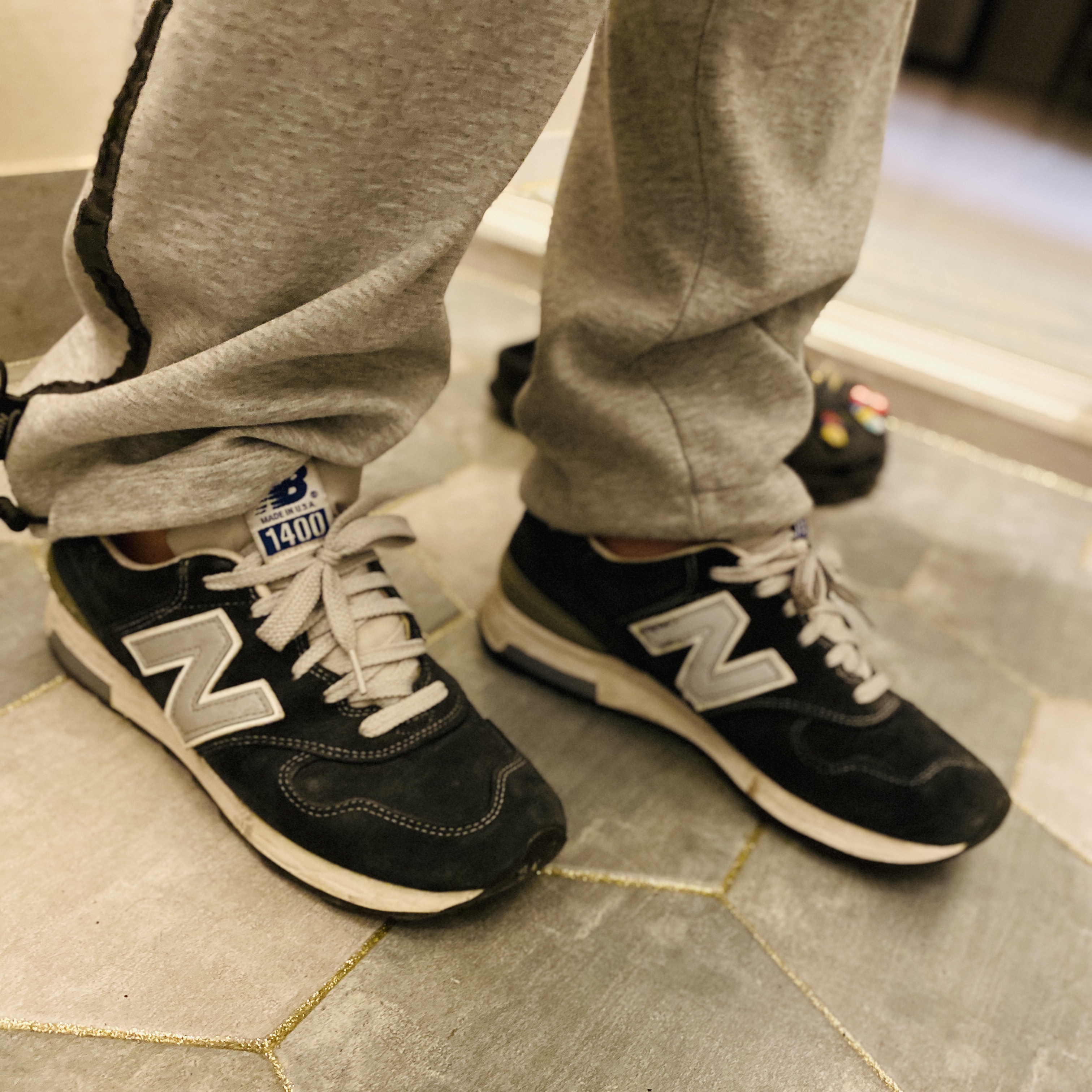 New Balance 1400 Made in USA Navy 착용 스타일