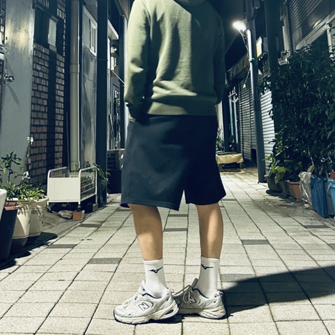 New Balance 530 Steel Grey 착용 스타일