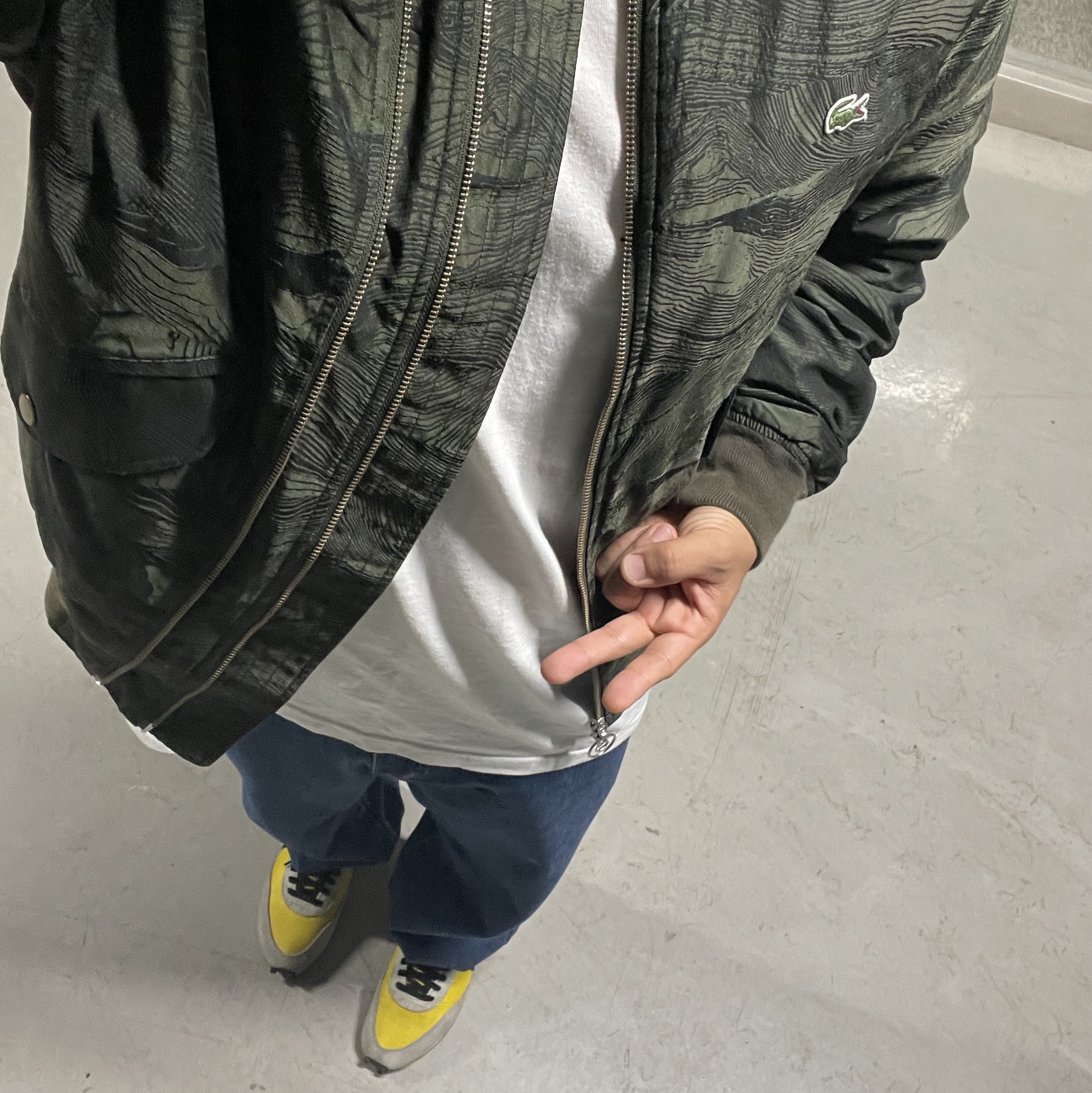 Nike x Undercover Daybreak Bright Citron 착용 스타일