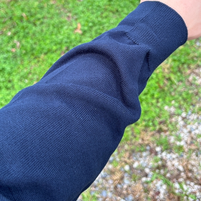 Stone Island 540B2 Soft Cotton Crewneck Knit Navy Blue - 23SS 착용 스타일 - 3
