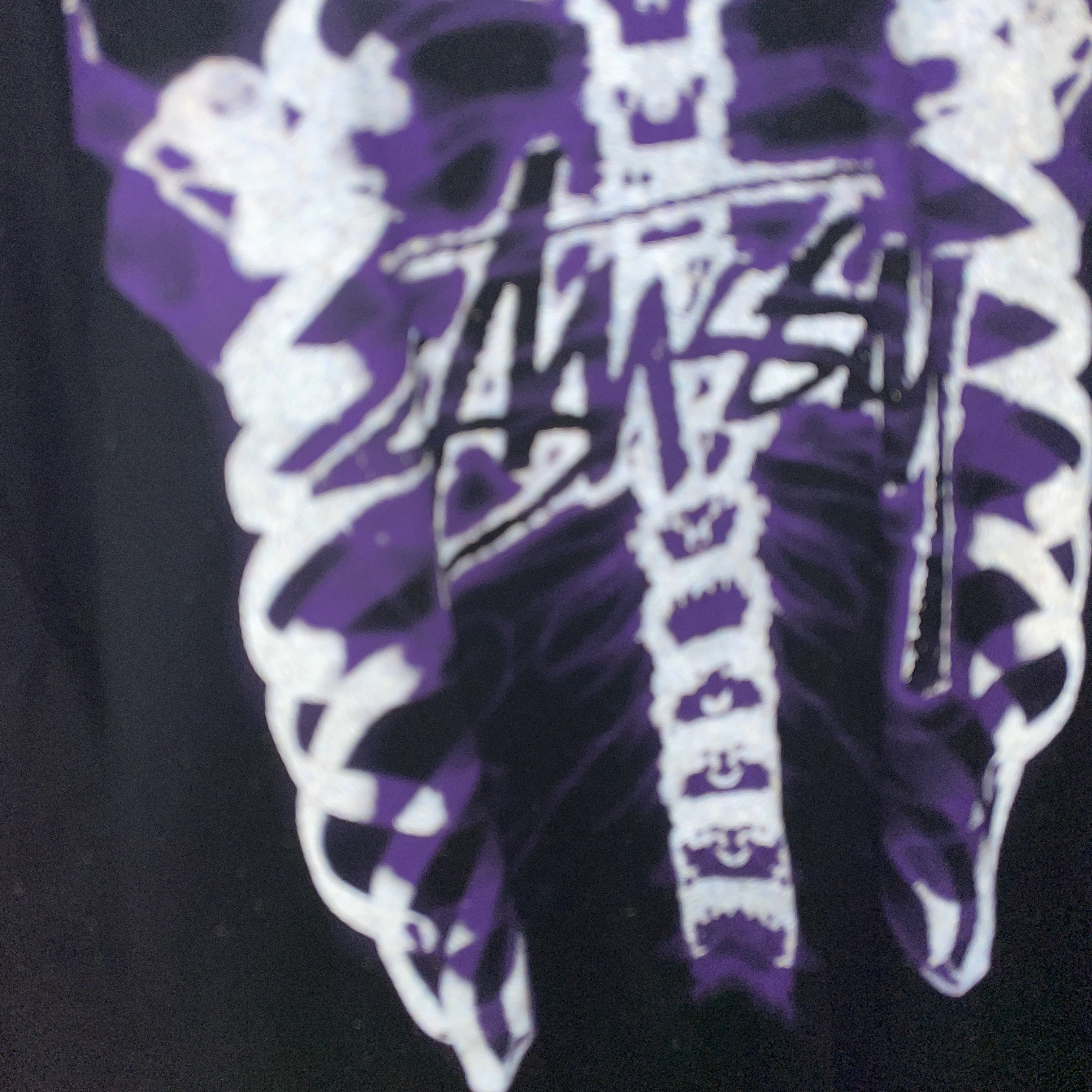 Stussy Rib Cage LS T-Shirt Black 착용 스타일
