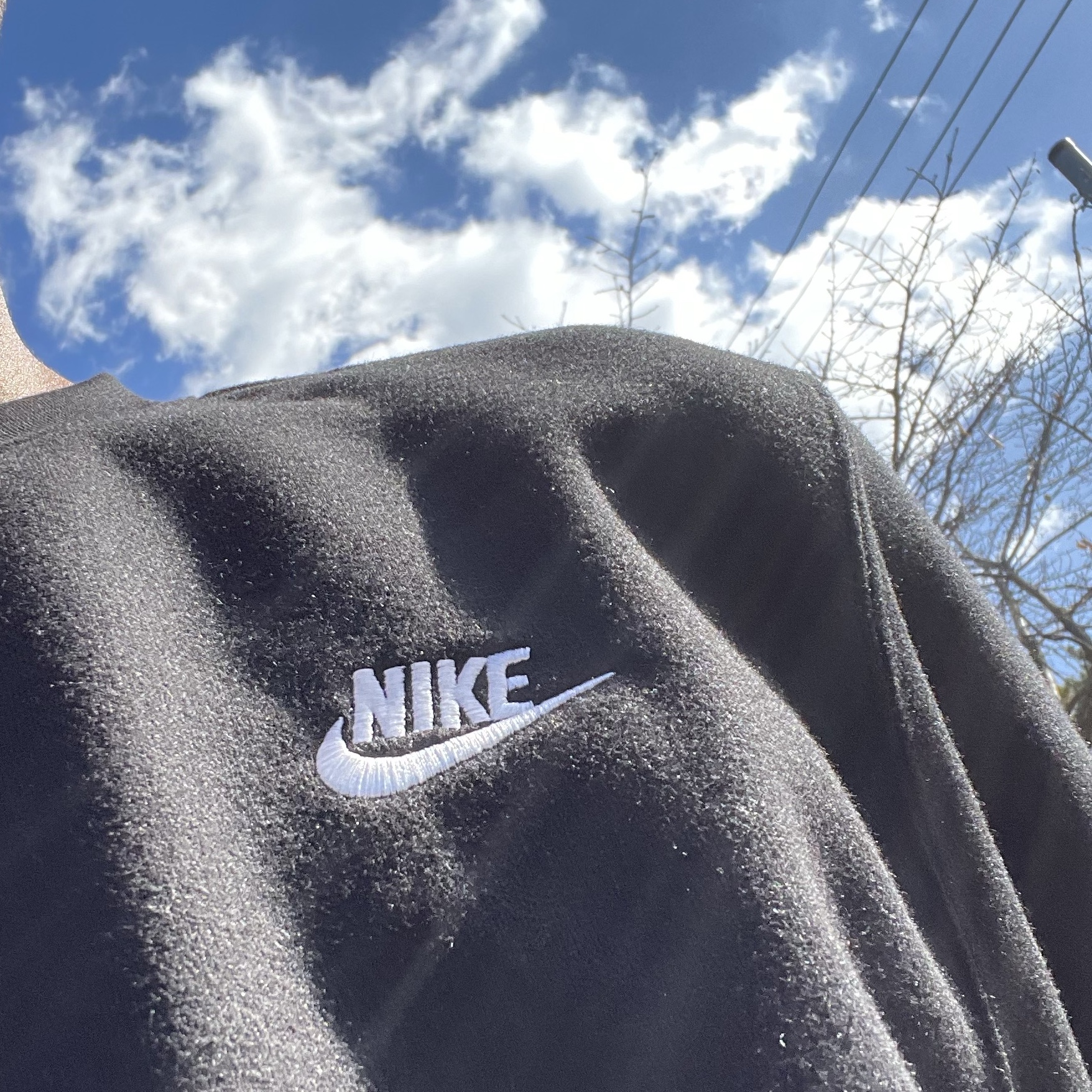 Nike NSW Club Fleece Crew Sweatshirt Black - US/EU 착용 스타일