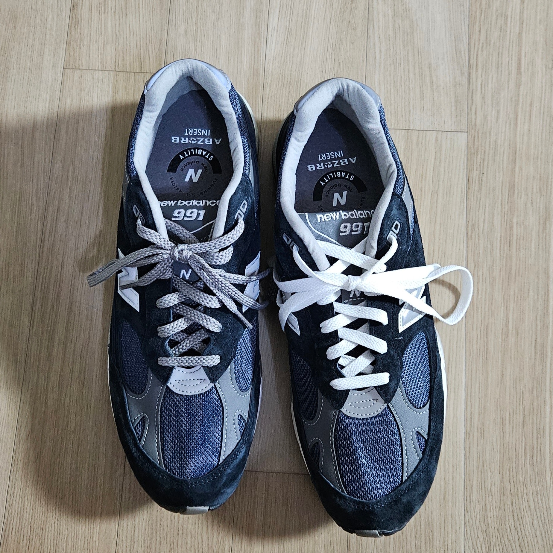 New Balance 991 Made in UK Navy 착용 스타일