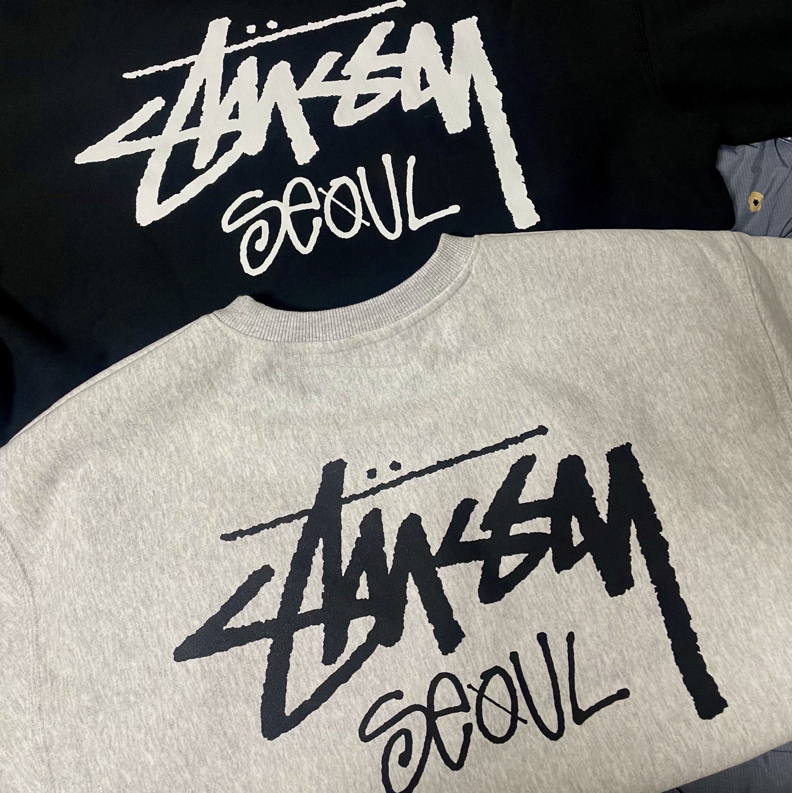 Stussy Stock Seoul Hood Black 2023 착용 스타일