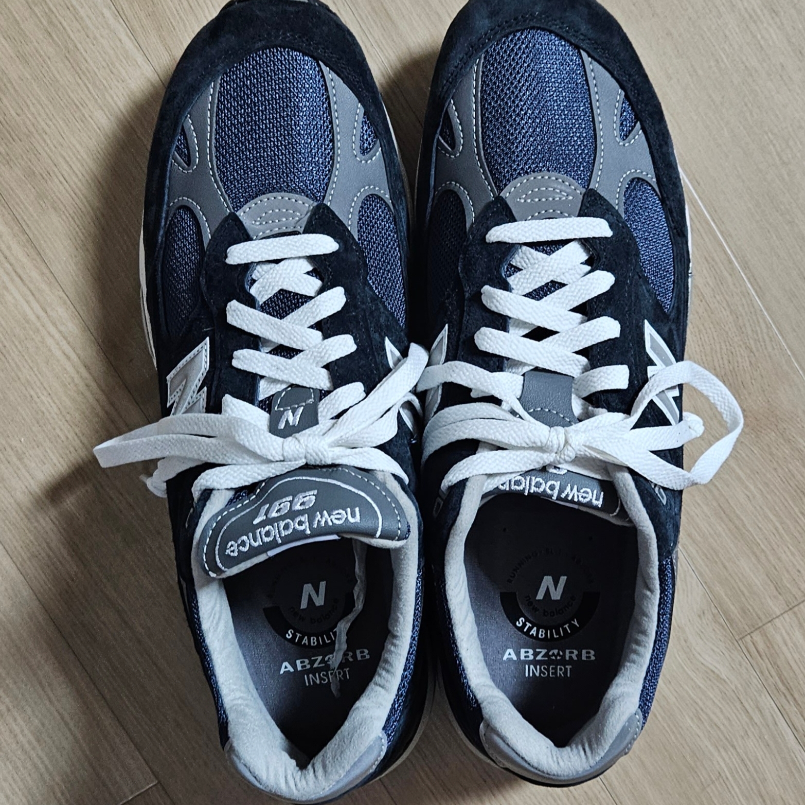 New Balance 991 Made in UK Navy 착용 스타일