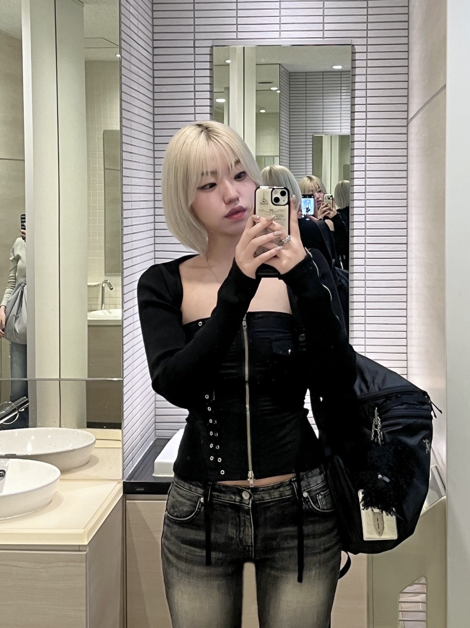 トップス Bohemian seoul grunge biker bustier W) Bohemian Seoul Gr STYLE | KREAM