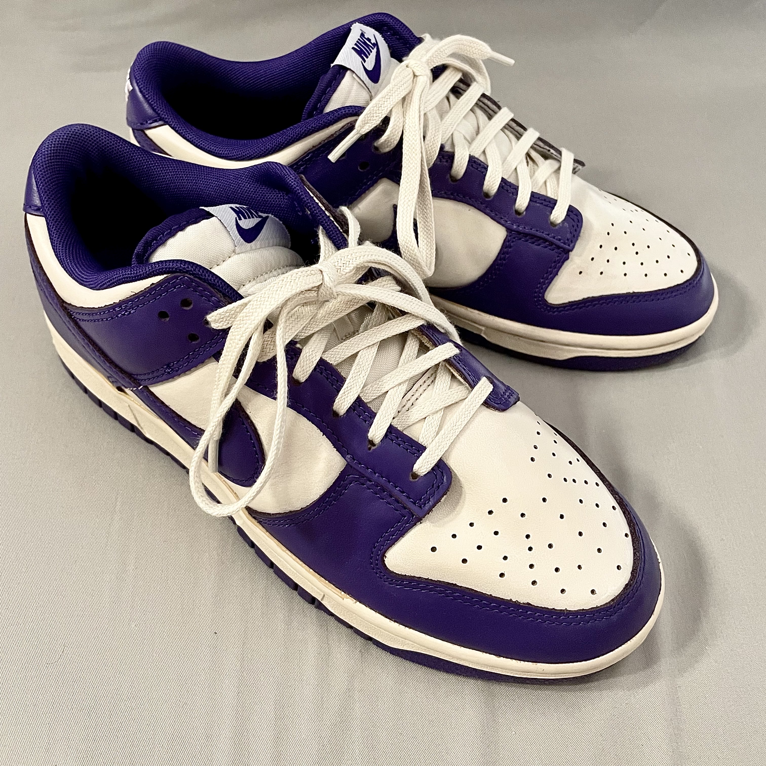 Nike Dunk Low Retro Championship Court Purple 착용 스타일 - 3