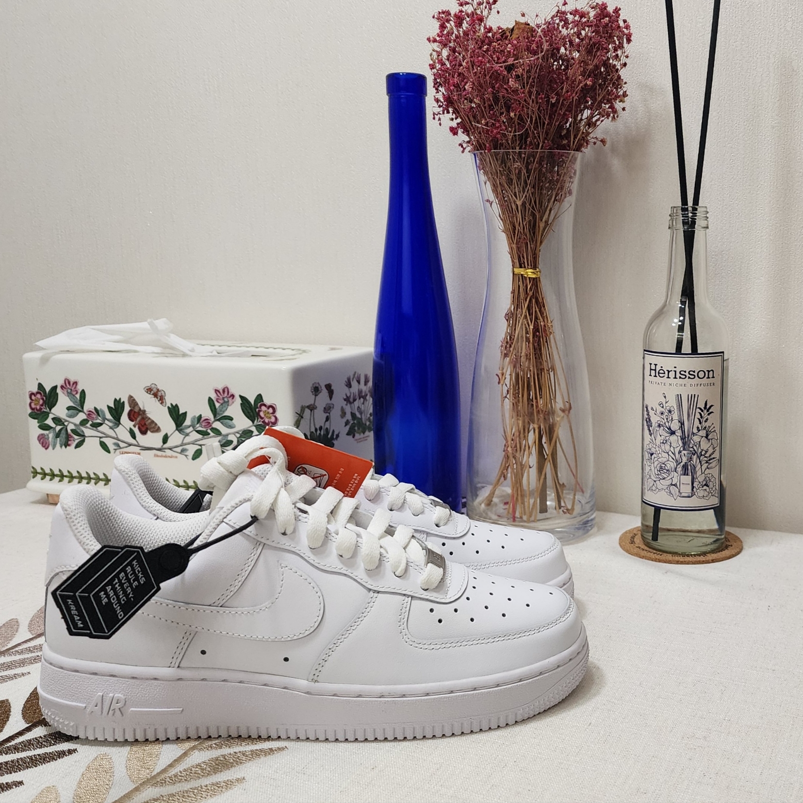 (W) Nike Air Force 1 '07 Low White 착용 스타일