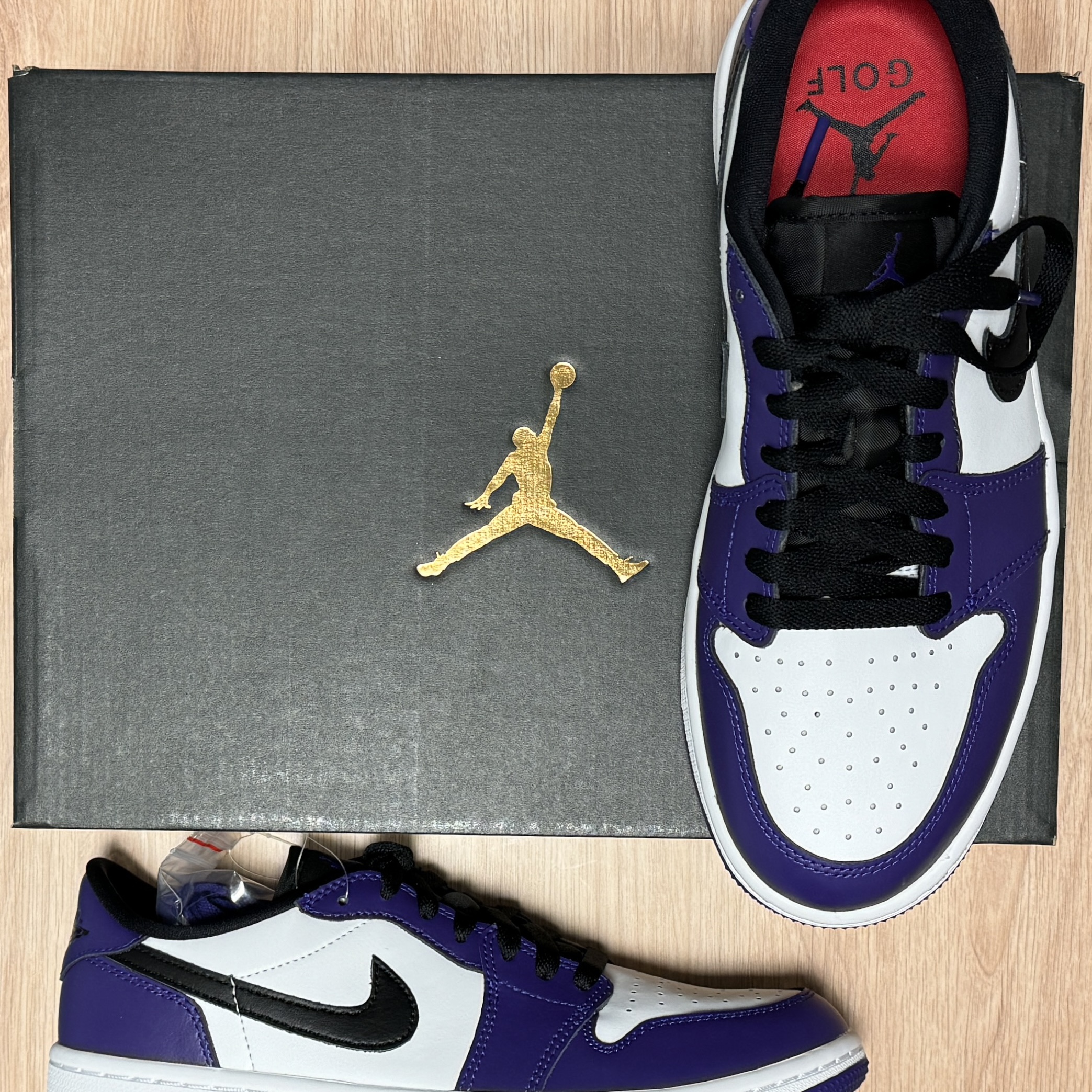 Jordan 1 Low Golf Court Purple 착용 스타일