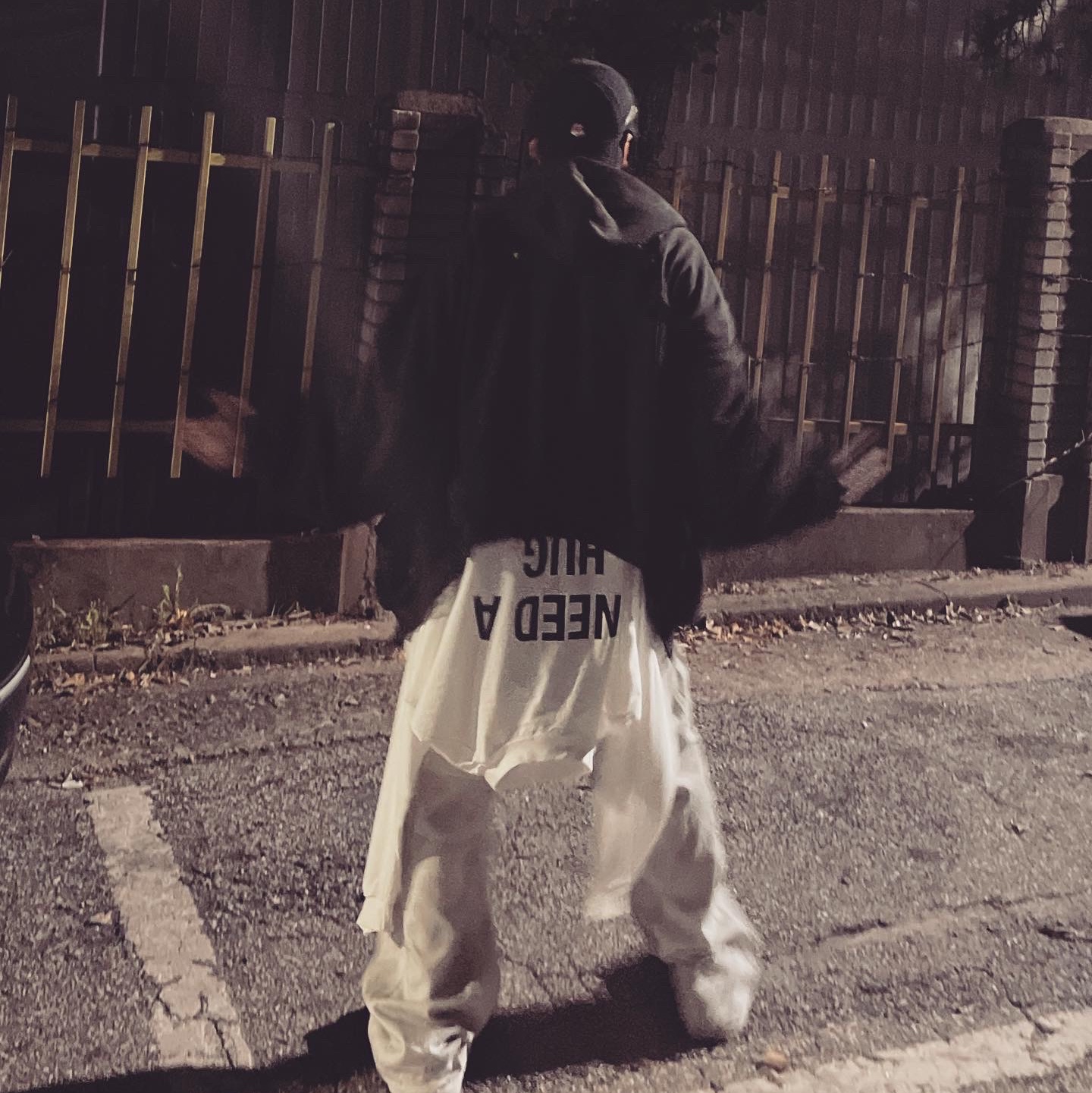 Project G/R Asura Long Sleeve White, Nike x Skepta H86 Earflap Cap QS Black 착용 스타일 - 2