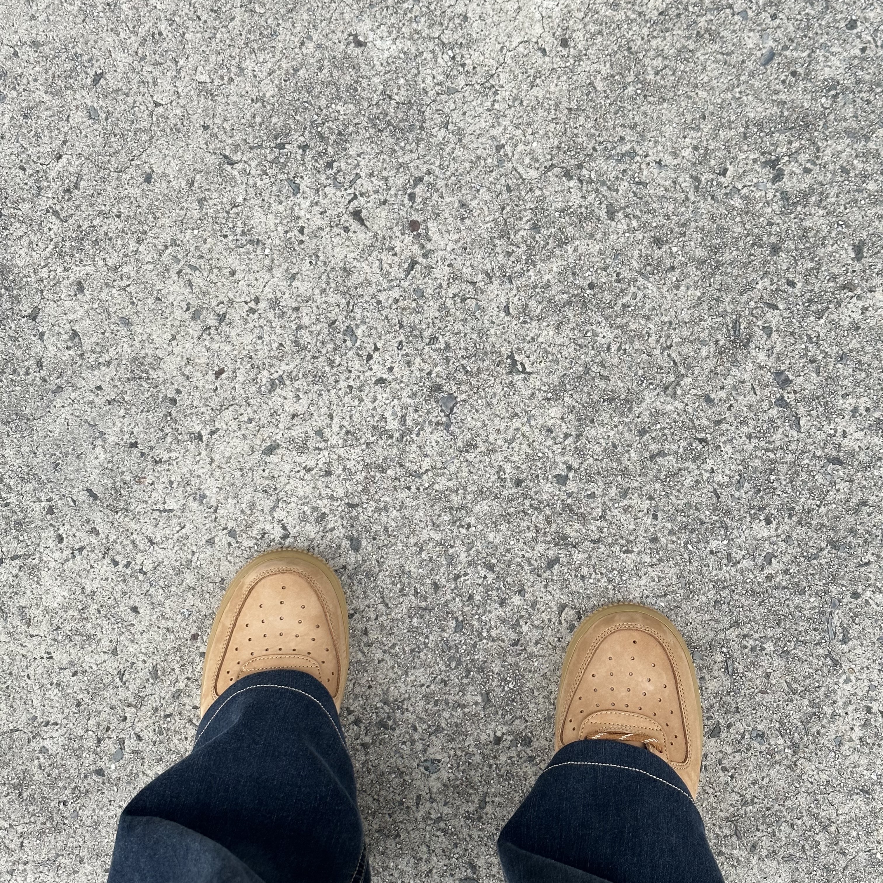 Nike Air Force 1 '07 WB Flax 착용 스타일 - 1