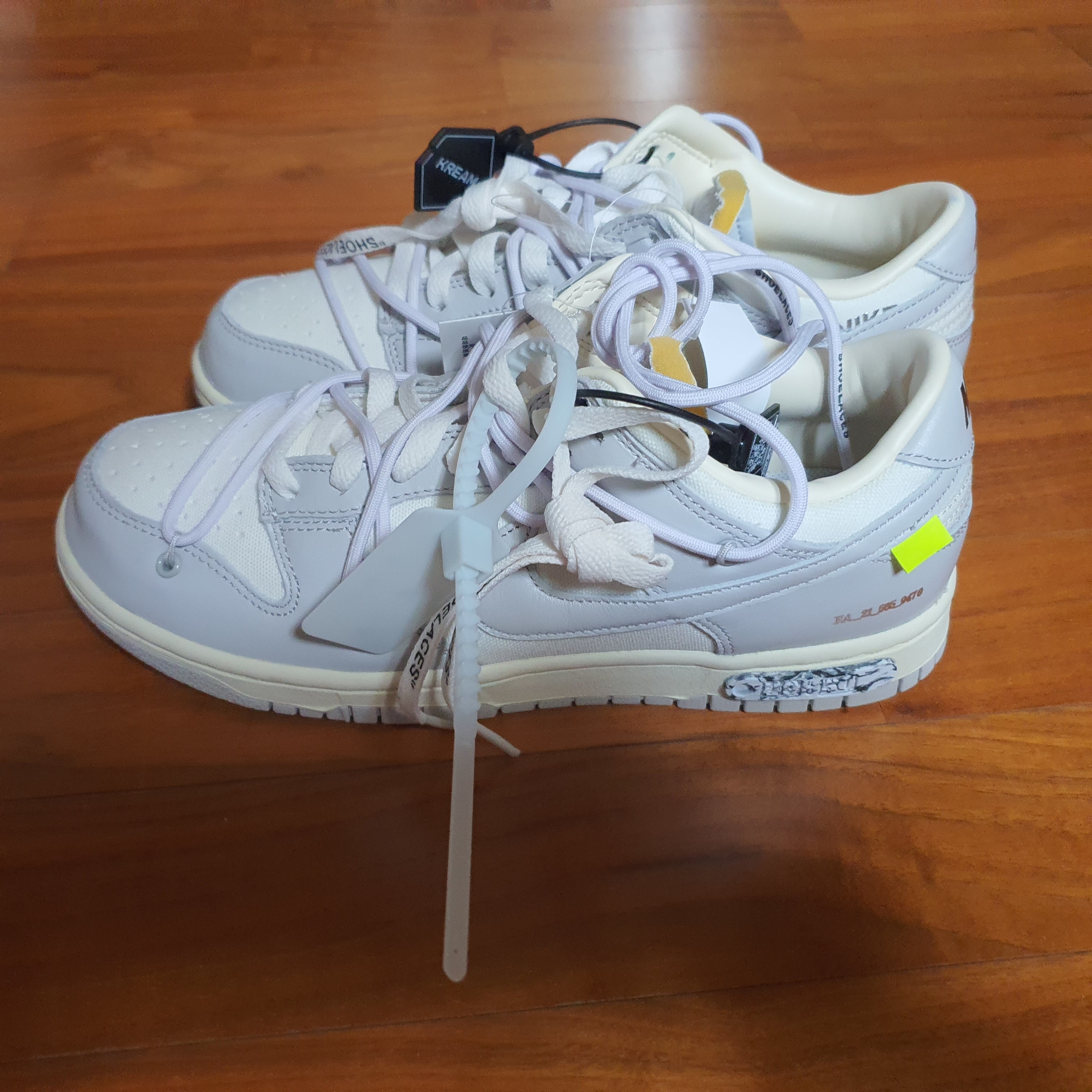 Nike x Off-White Dunk Low The 50 - Lot 49 착용 스타일