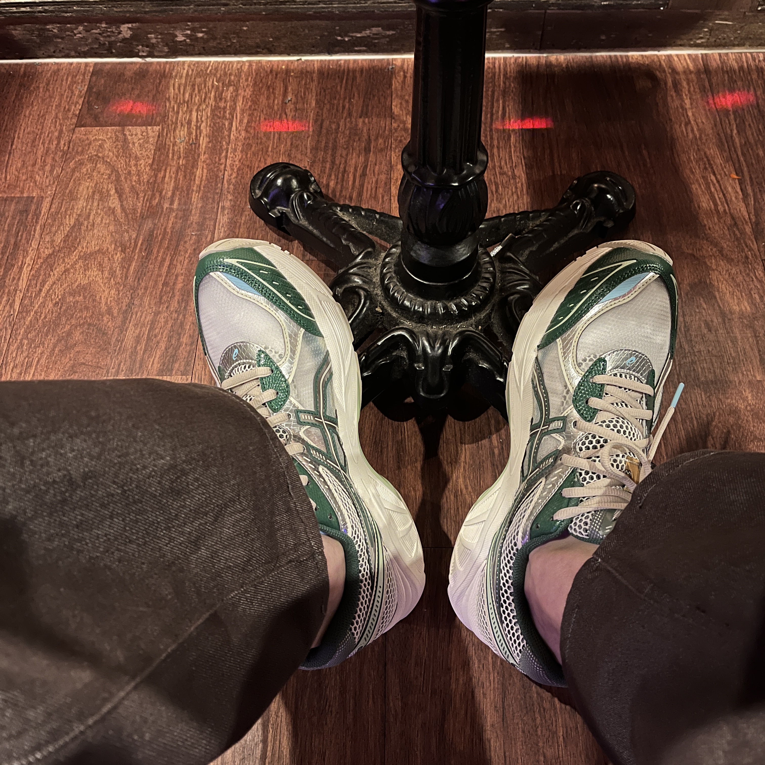 Asics x Above The Clouds GT-2160 Cream Shamrock Green 착용 스타일