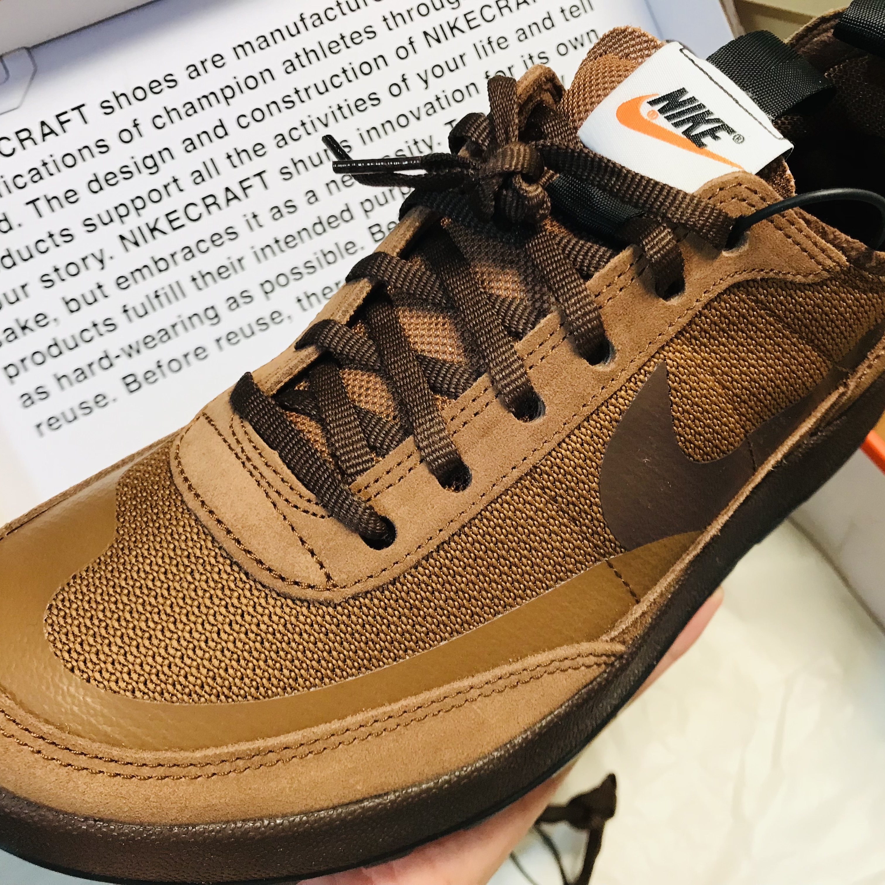 Nike x Tom Sachs General Purpose Shoe Brown 착용 스타일