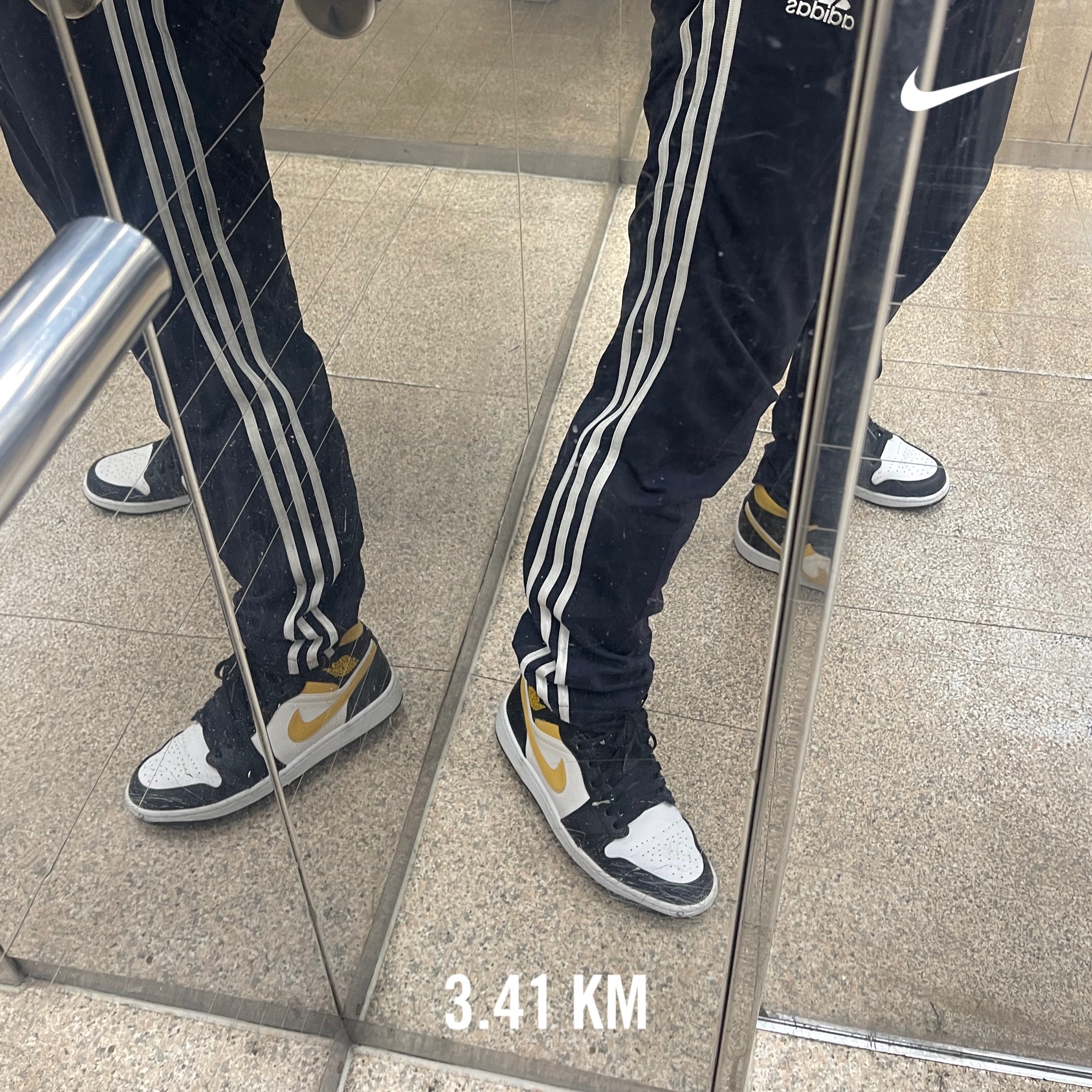 Jordan 1 Mid Pollen 착용 스타일