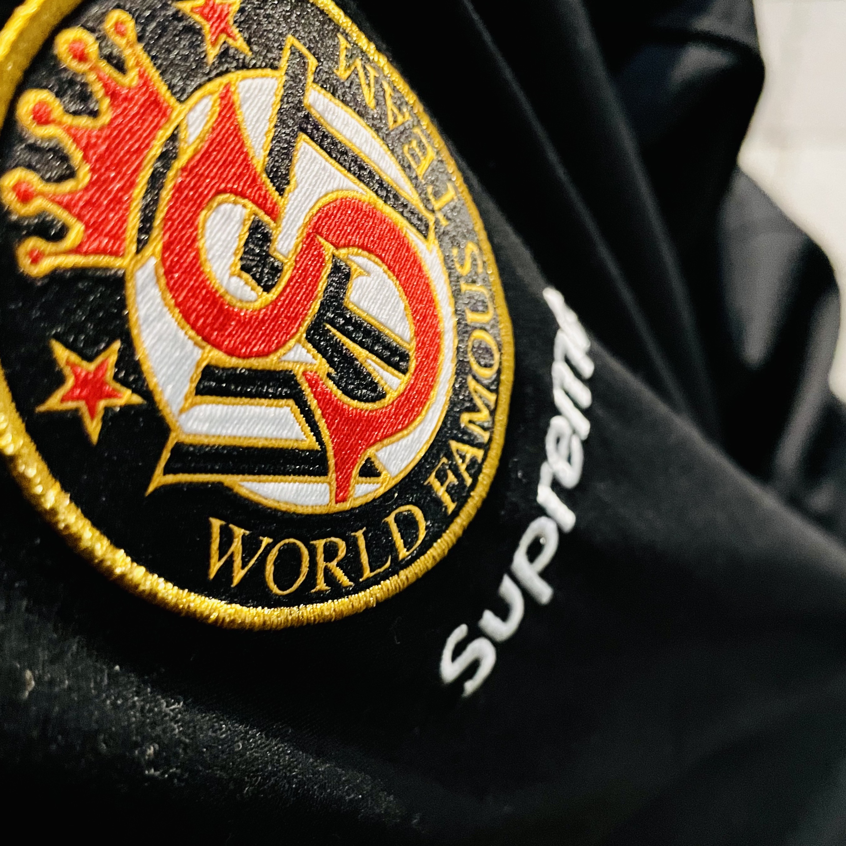 Supreme x Umbro Cotton Ripstop Track Jacket Black - 23FW 착용 스타일