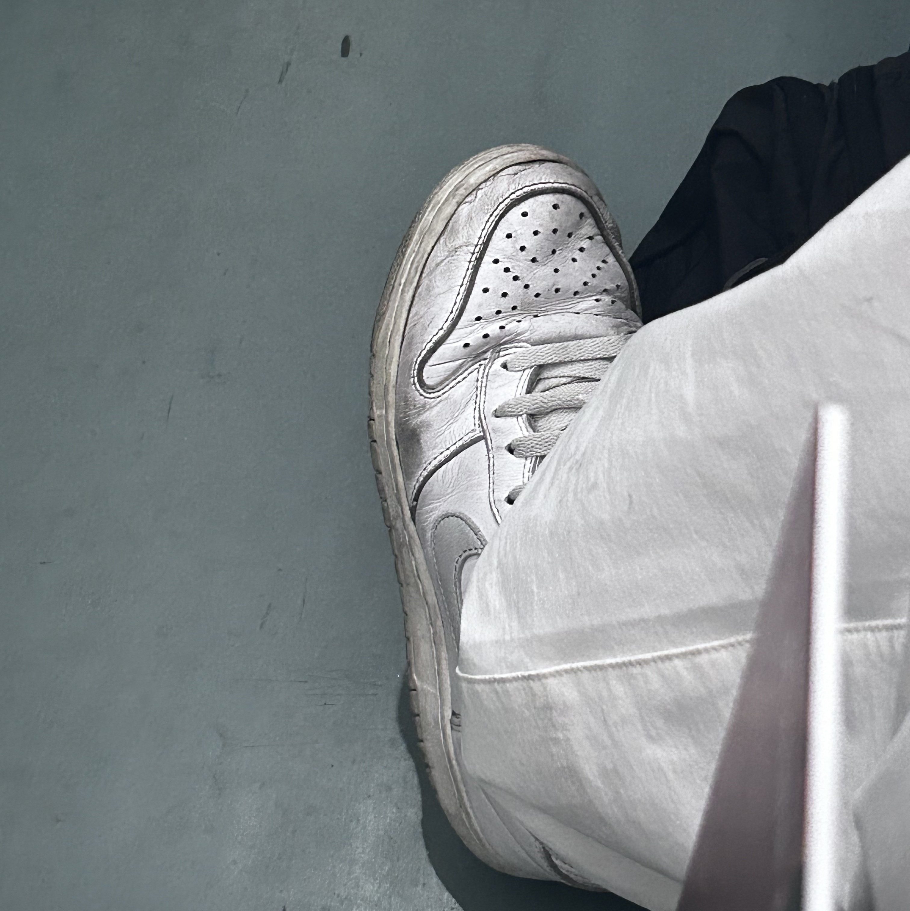 Nike Dunk High SP Pure Platinum 착용 스타일