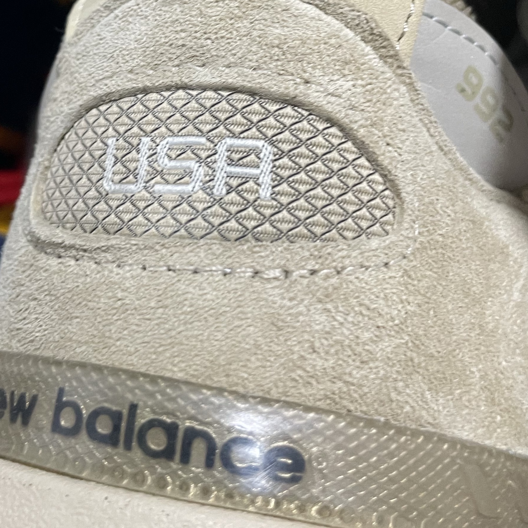 New Balance 992 Made in USA Tan 착용 스타일