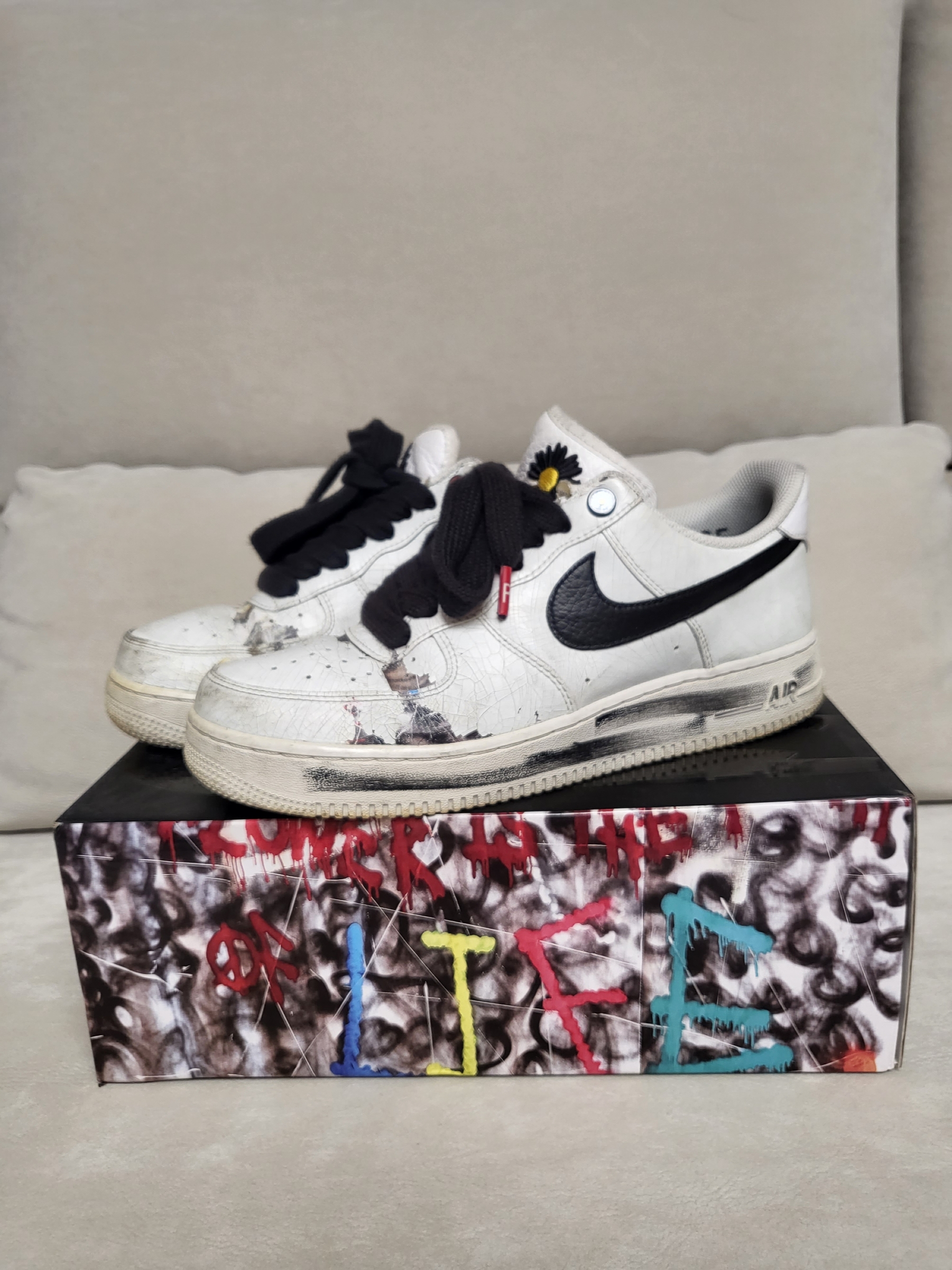 Nike x Peaceminusone Air Force 1 Low Para-Noise 2.0 착용 스타일