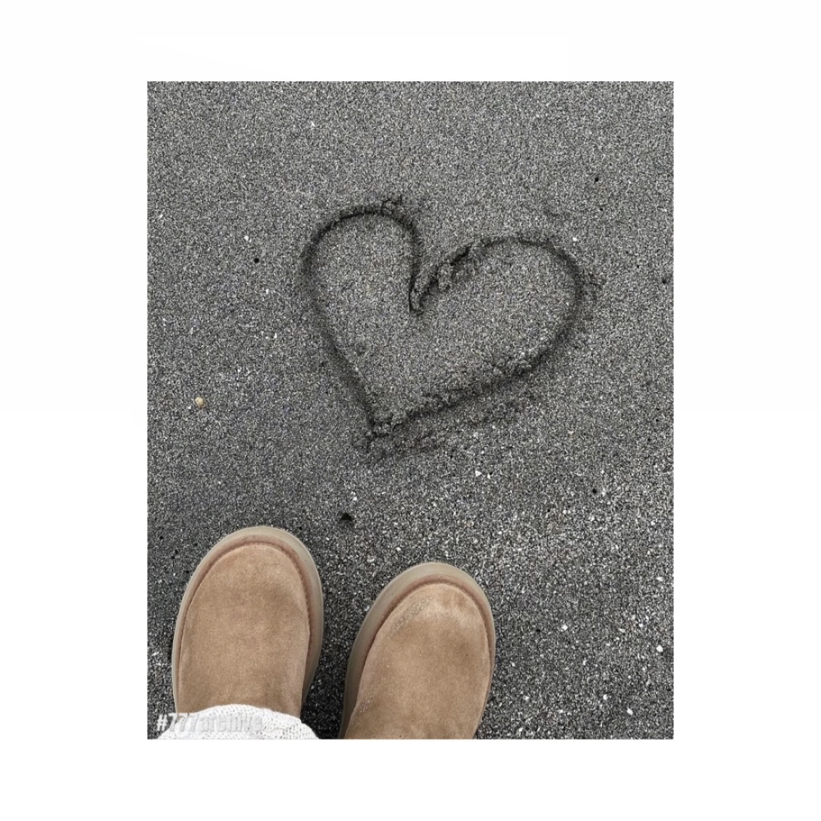 (W) UGG Classic Sweater Letter Boots Chestnut, (W) UGG Classic Sweater Letter Tall Boots Chestnut 착용 스타일 - 3